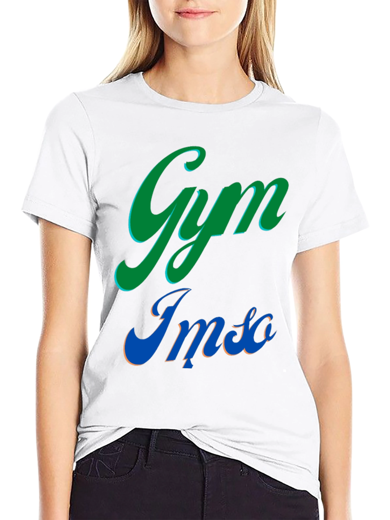 Gym Imso T-Shirt - Casual Black Tee