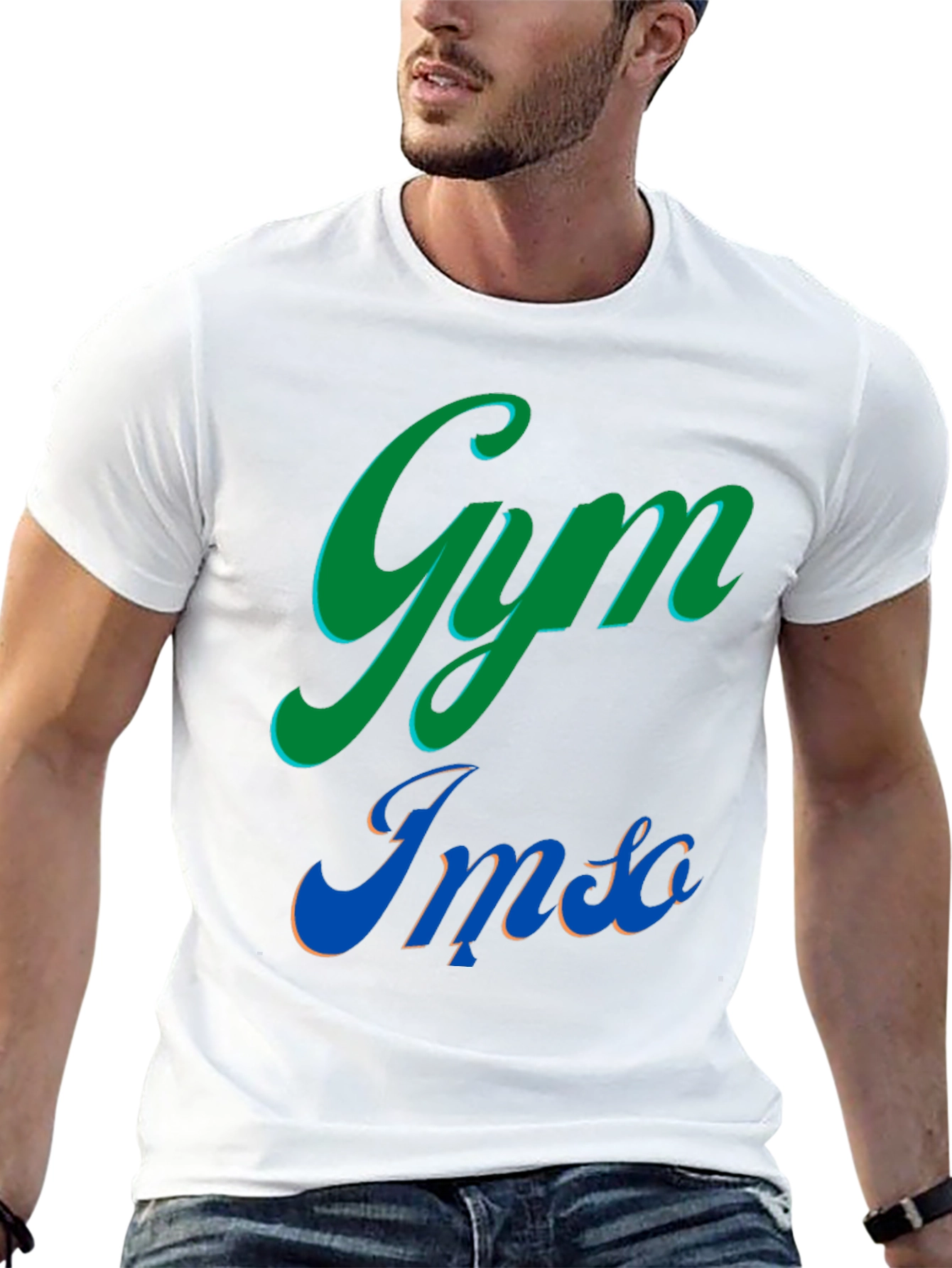 Gym Imso T-Shirt - Casual Black Tee