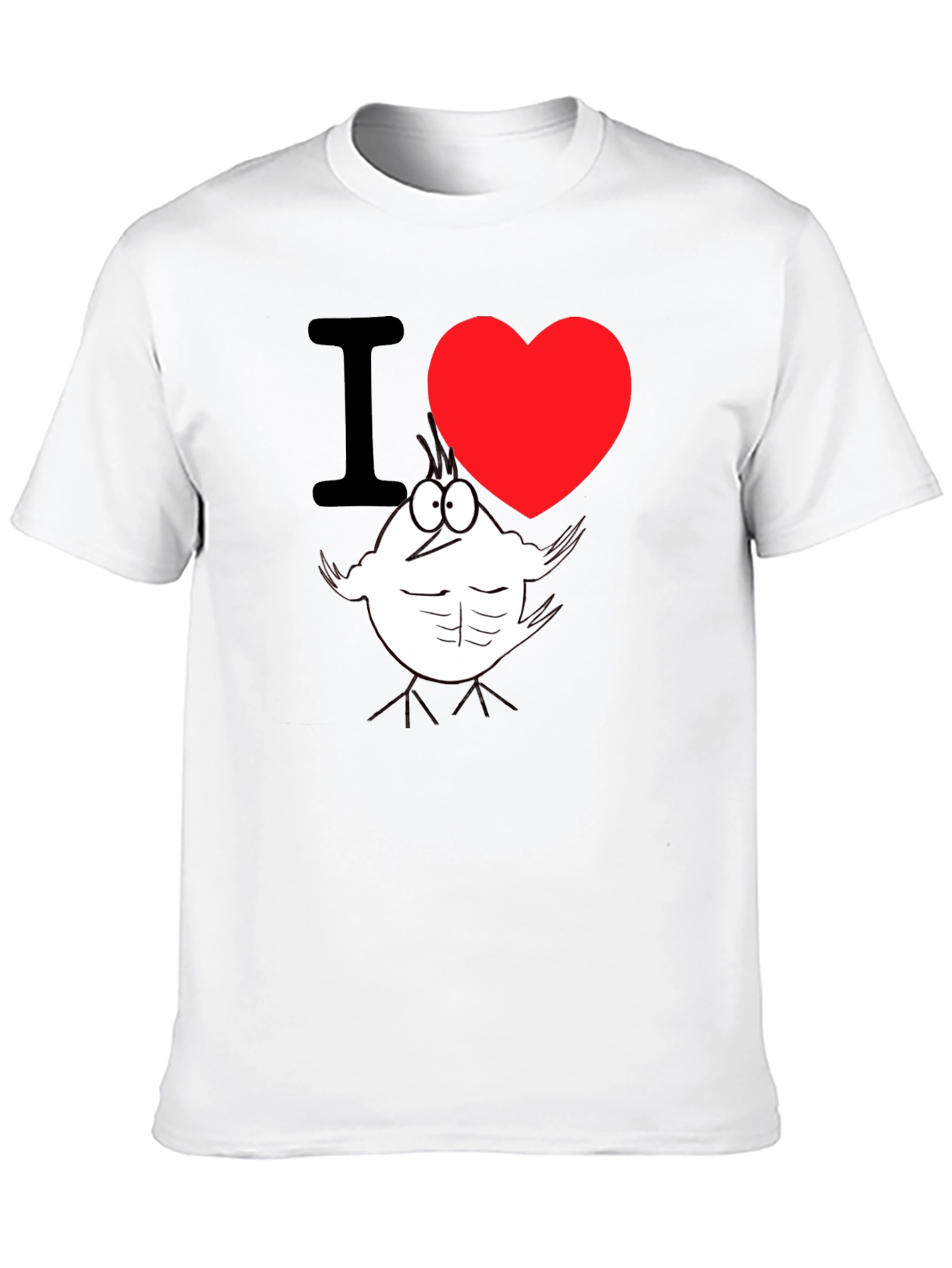 I Heart Buff Chick T-Shirt