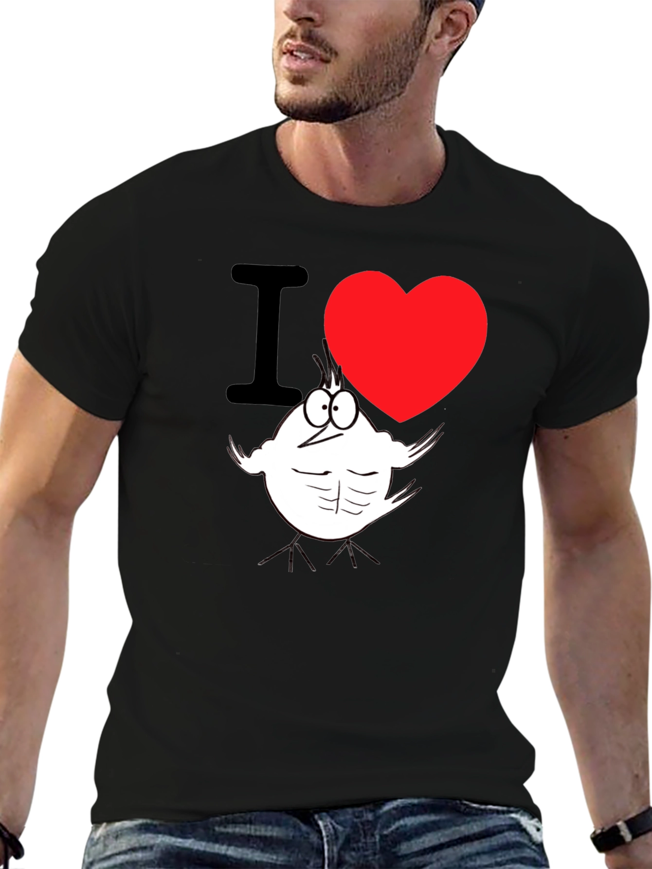 I Heart Buff Chick T-Shirt