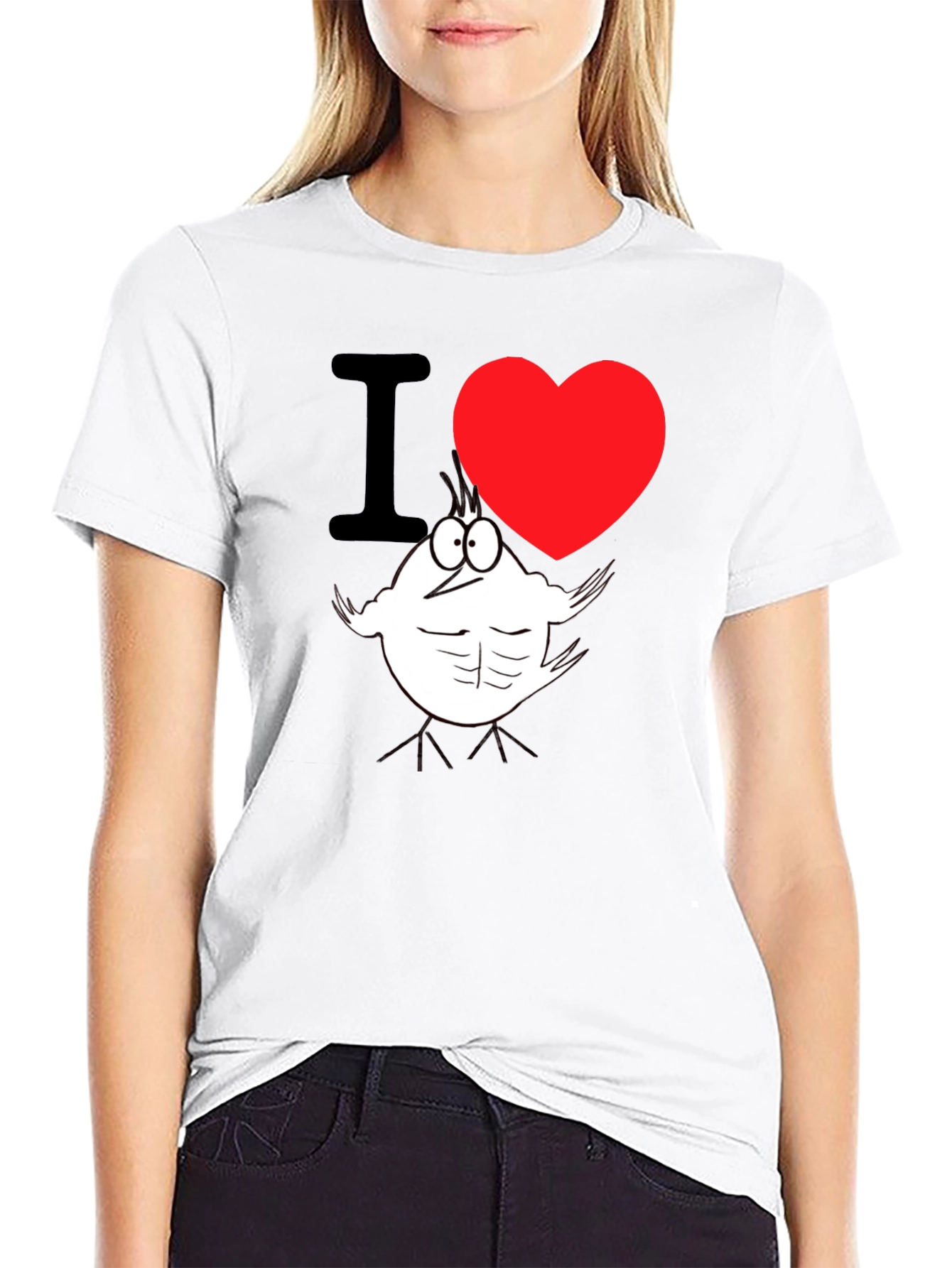 I Heart Buff Chick T-Shirt