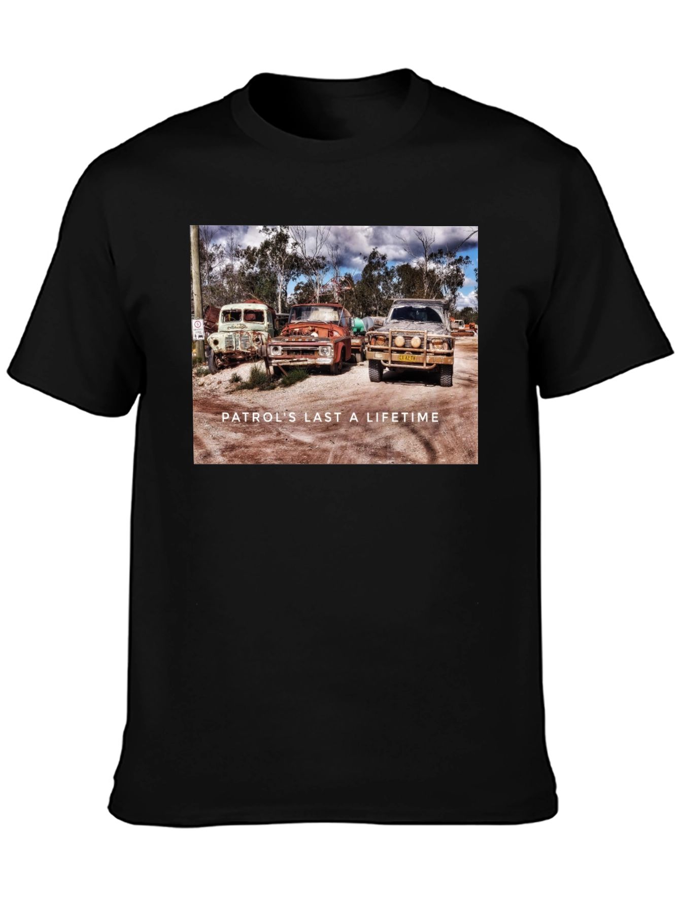 Patrols Last a Lifetime Black T-Shirt