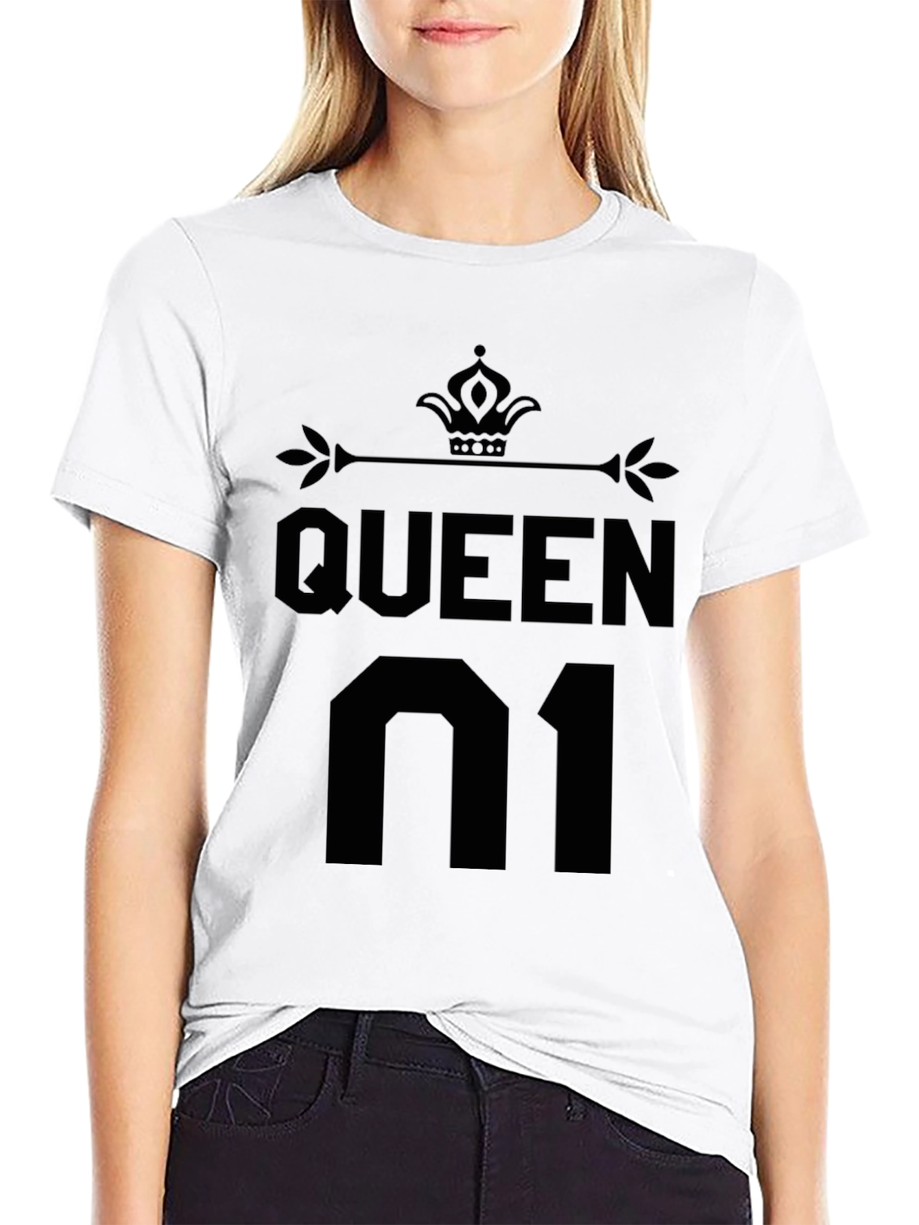 Queen 01 Black T-Shirt