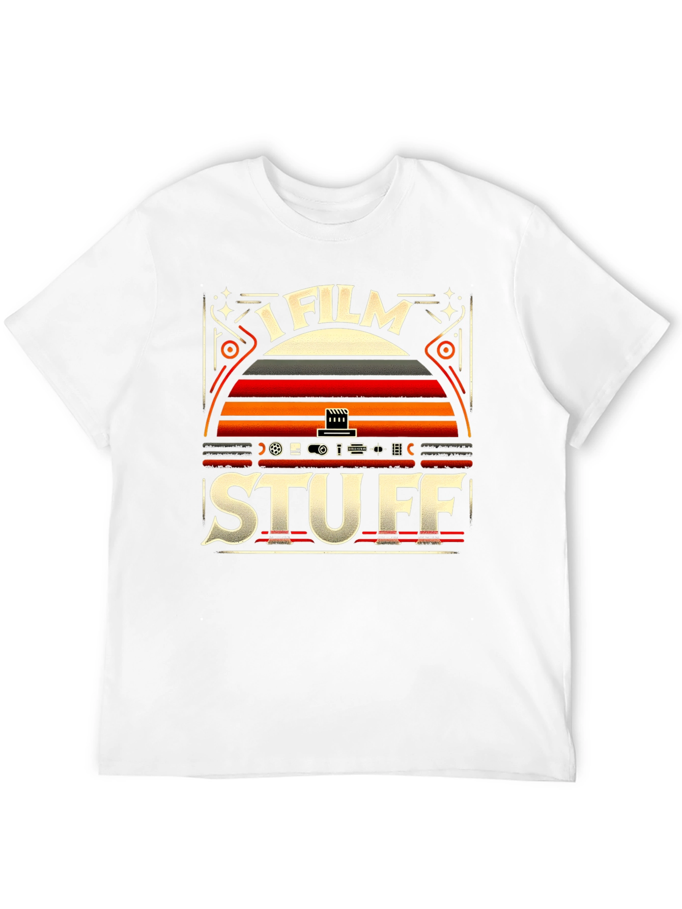 I Film Stuff Graphic Tee - Retro Filmmaker T-Shirt