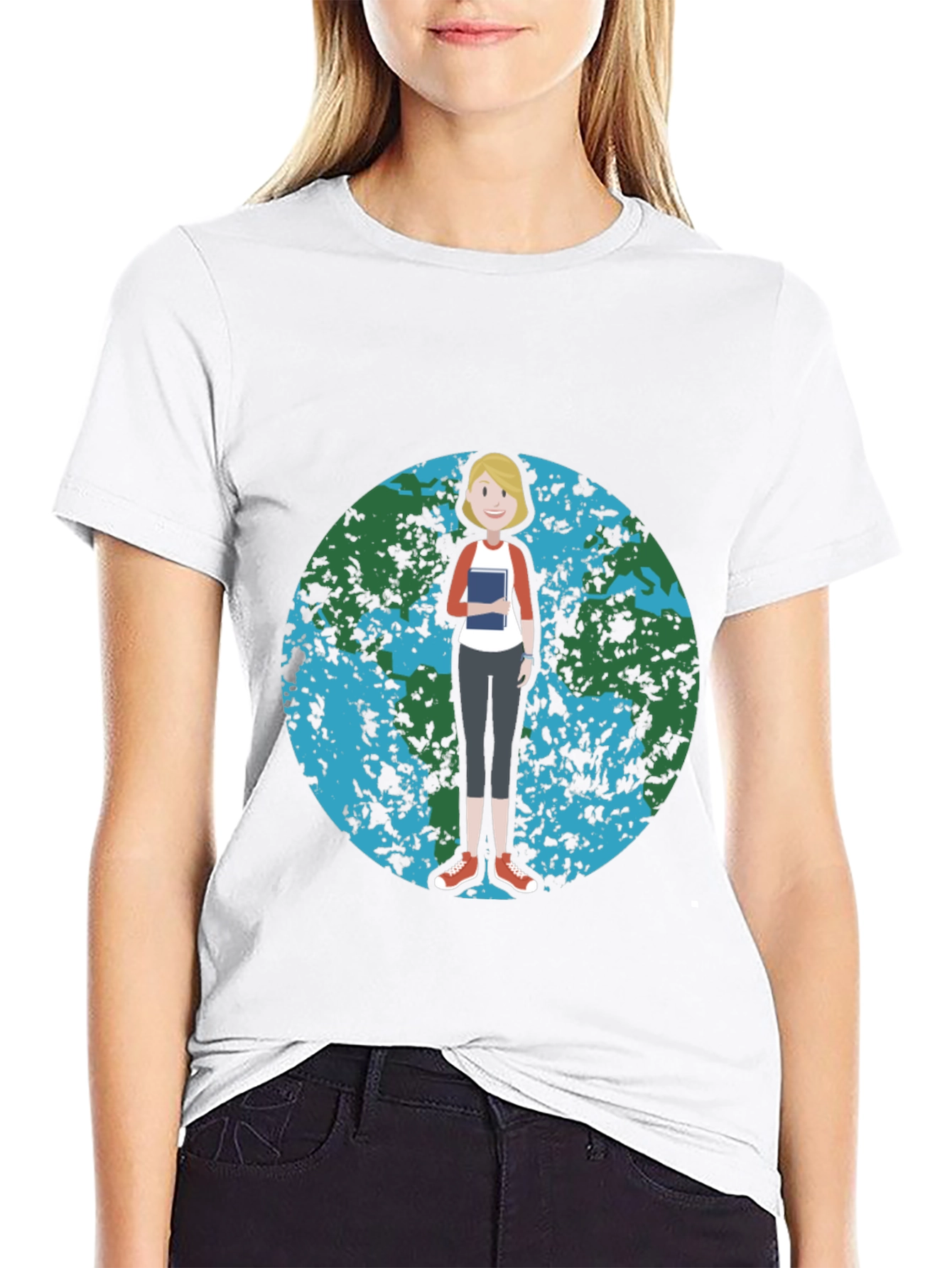 Earth Day Teacher Graphic T-Shirt