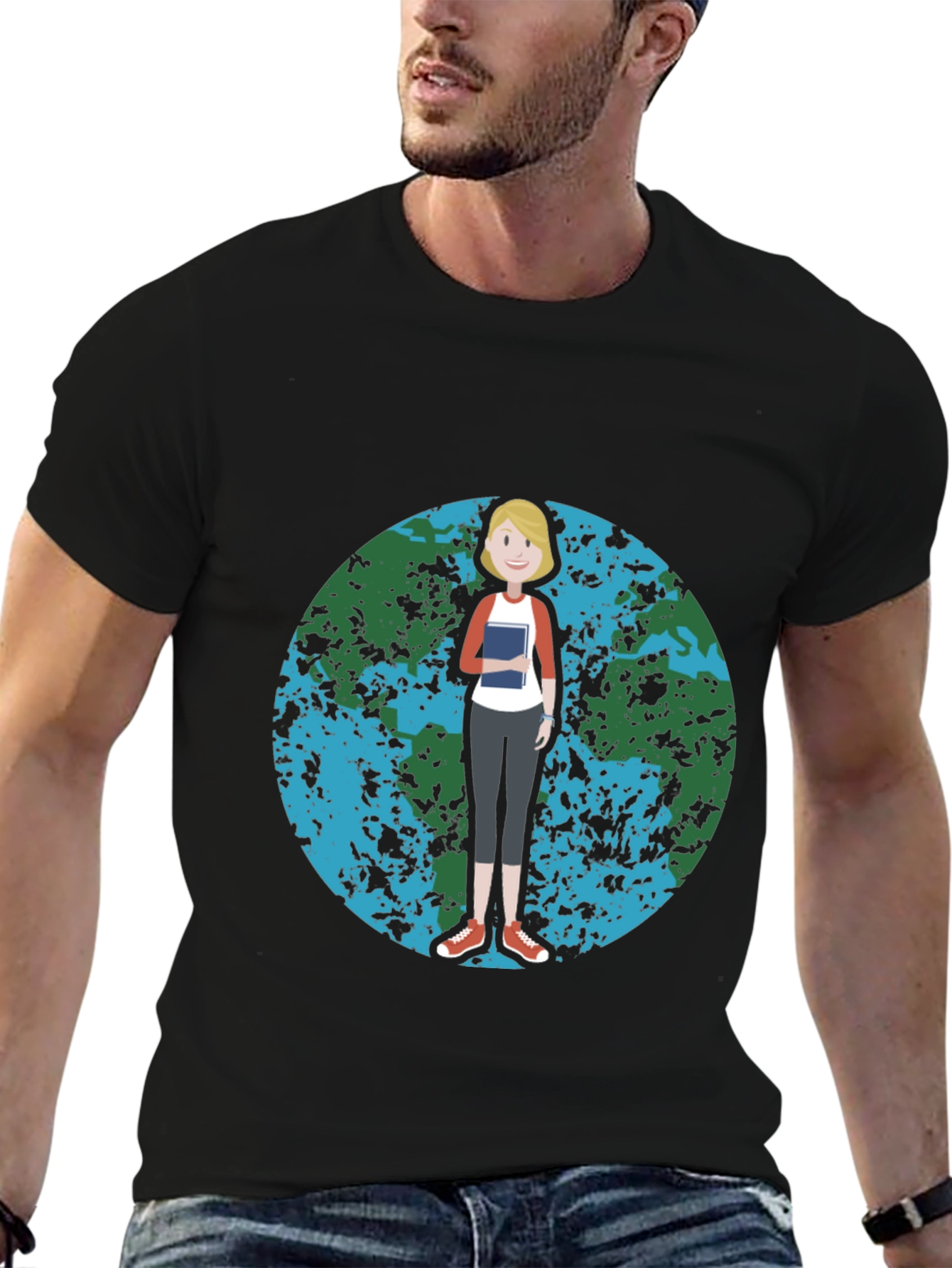 Earth Day Teacher Graphic T-Shirt