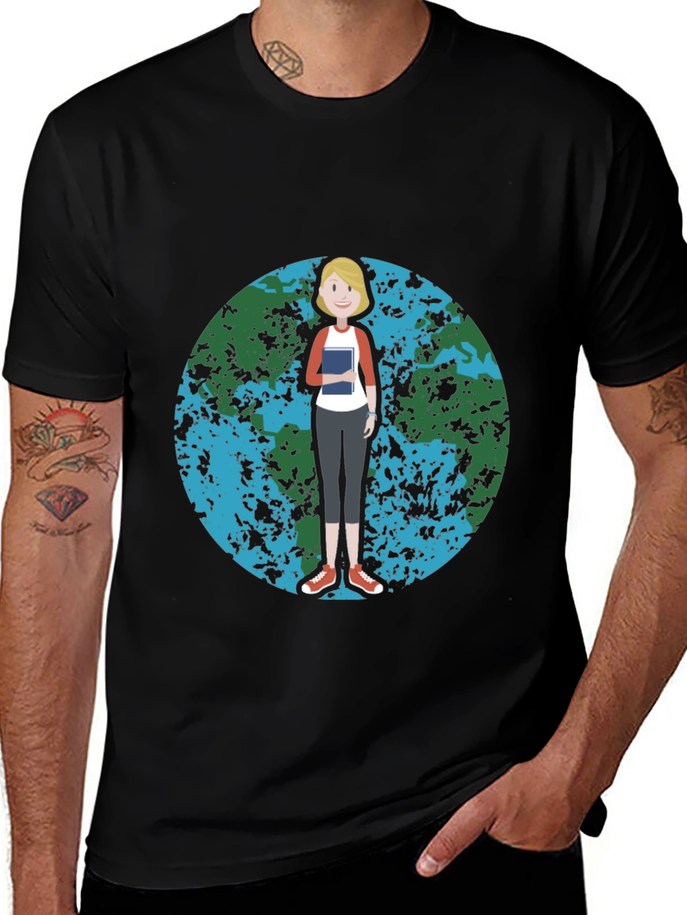 Earth Day Teacher Graphic T-Shirt
