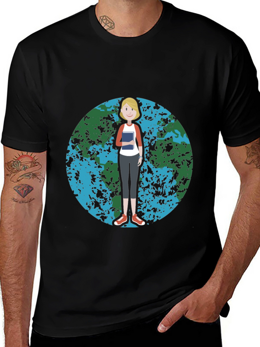 Earth Day Teacher Graphic T-Shirt