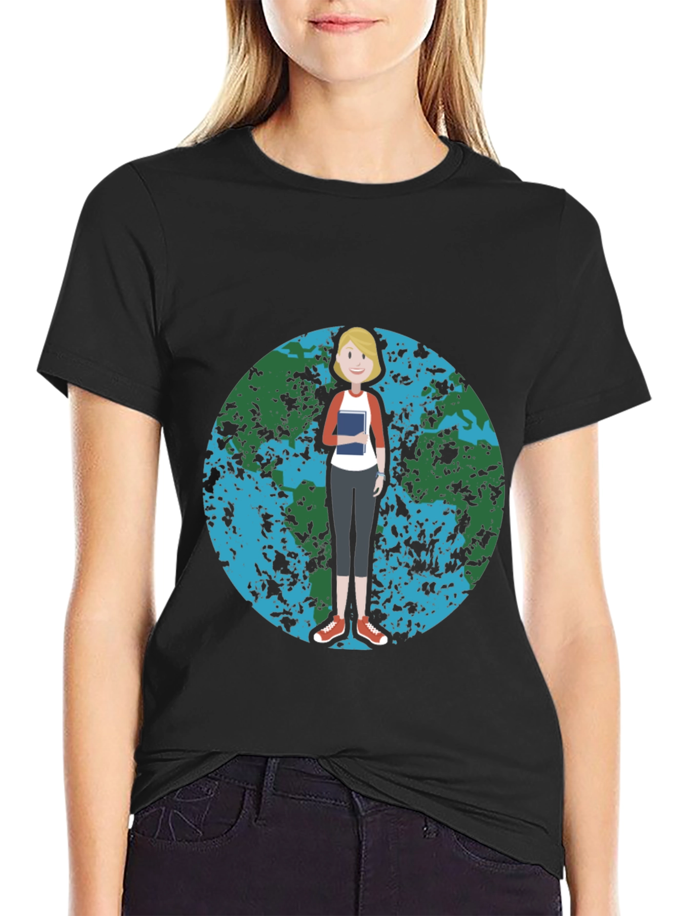 Earth Day Teacher Graphic T-Shirt