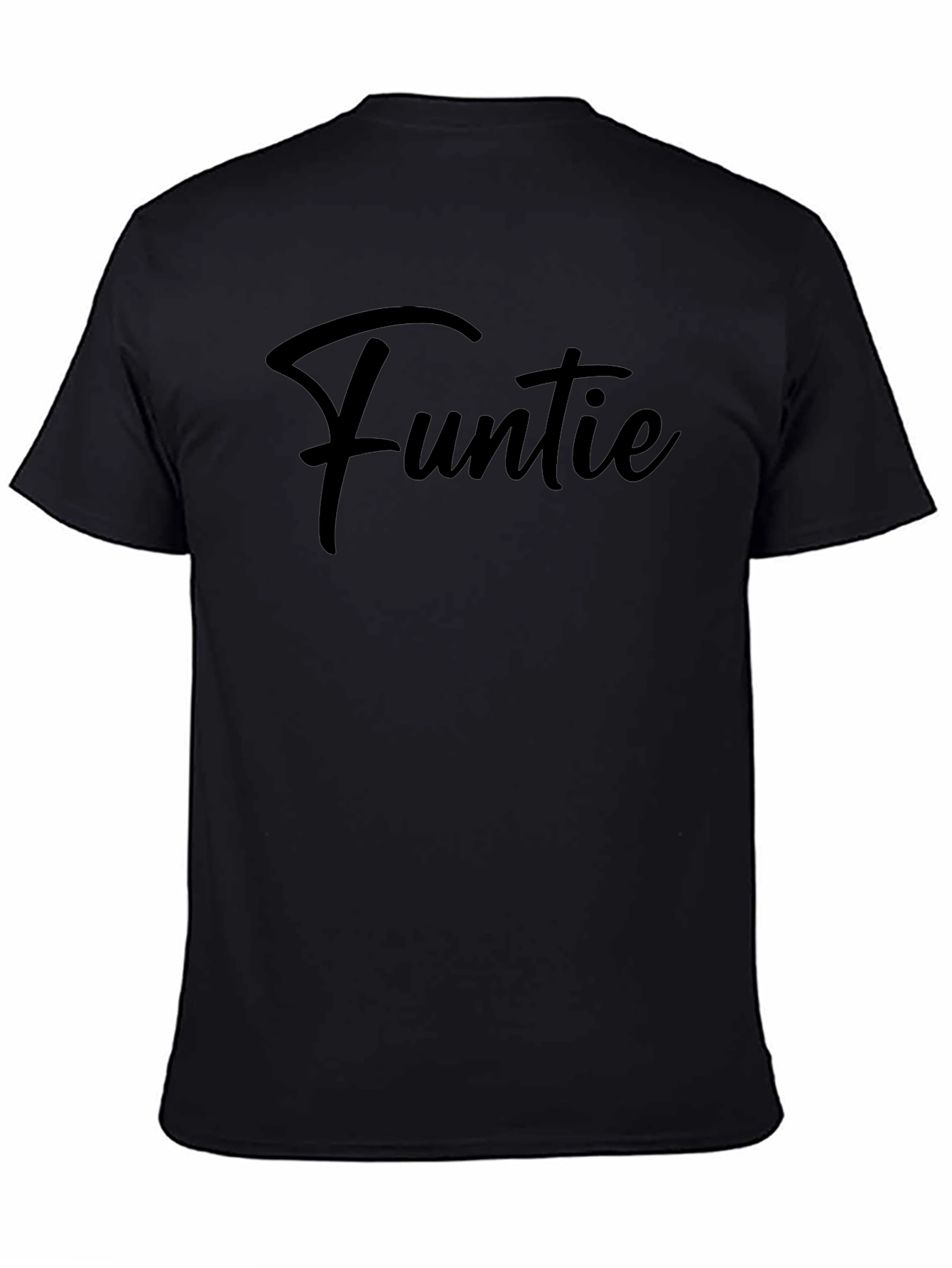 Fun Uncle T-Shirt - Black Crew Neck