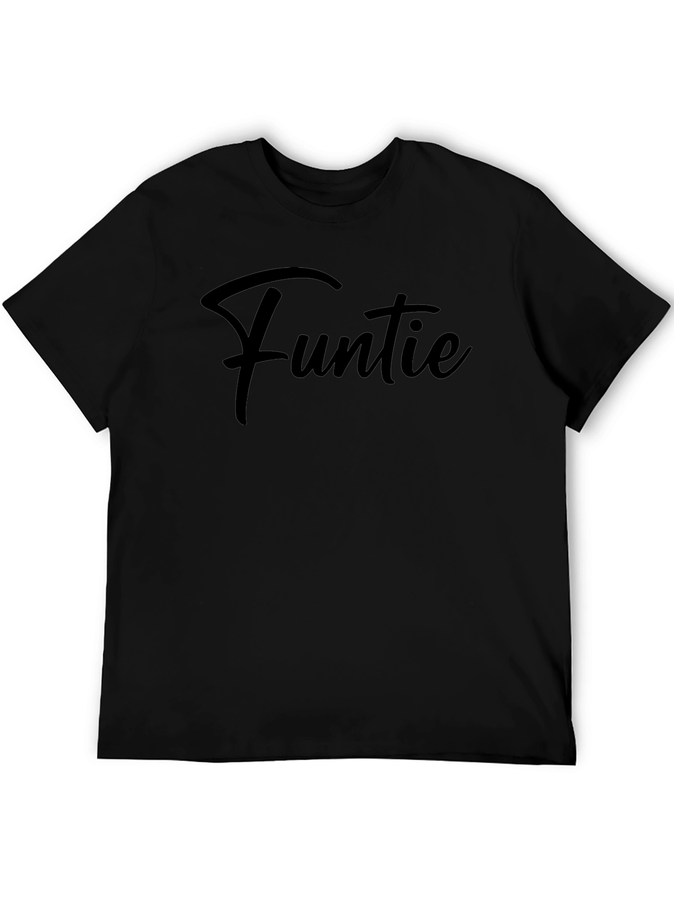 Fun Uncle T-Shirt - Black Crew Neck