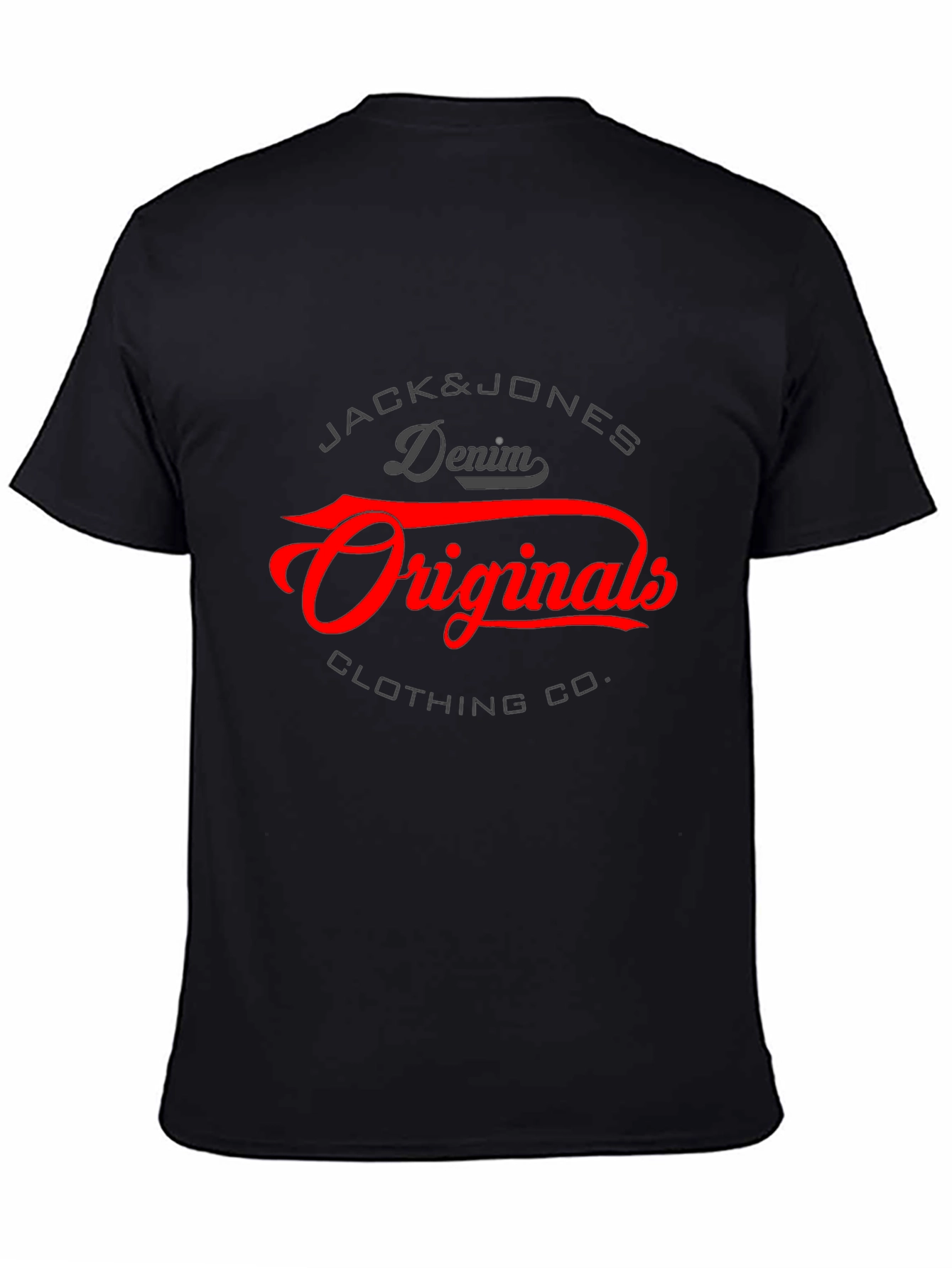 Jack & Jones Originals Black Graphic Tee
