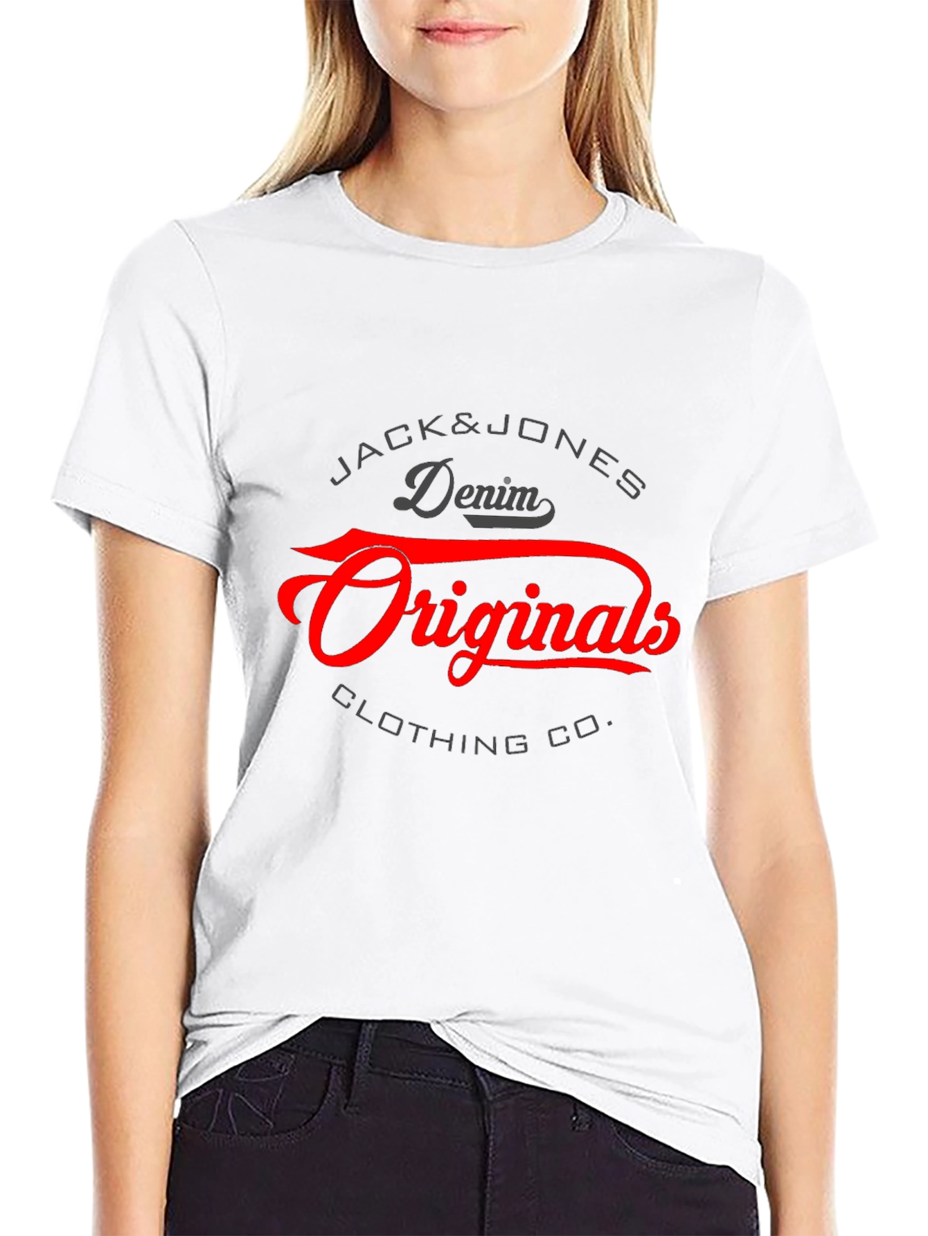 Jack & Jones Originals Black Graphic Tee