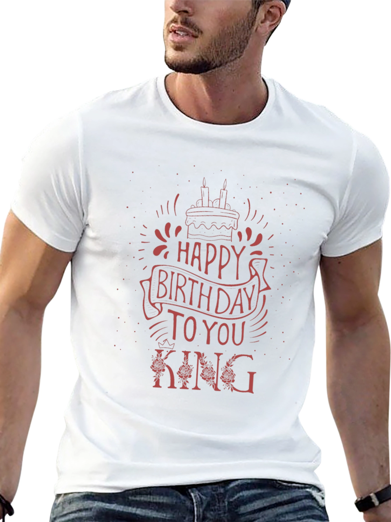 Happy Birthday King Graphic Tee
