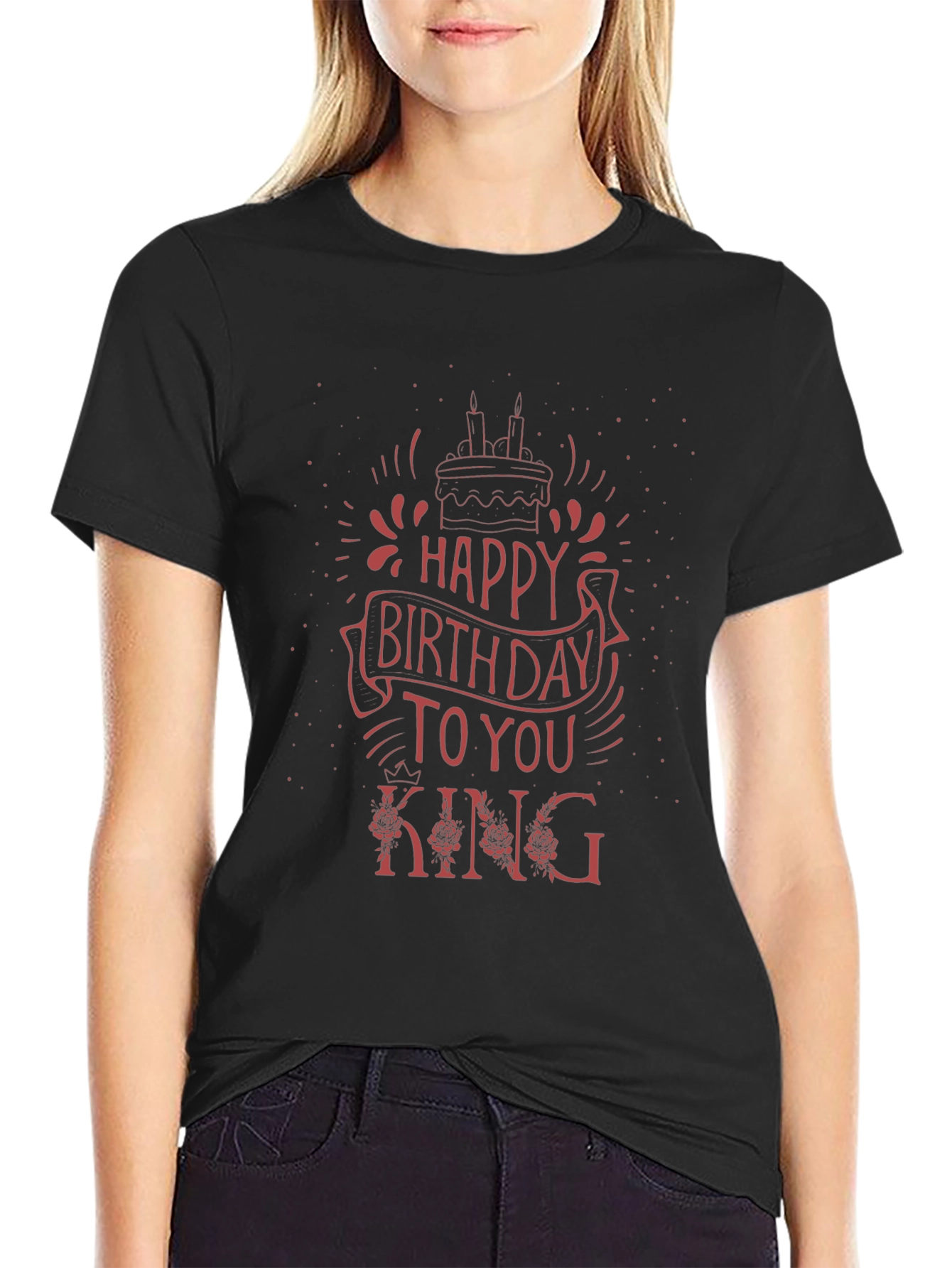 Happy Birthday King Graphic Tee