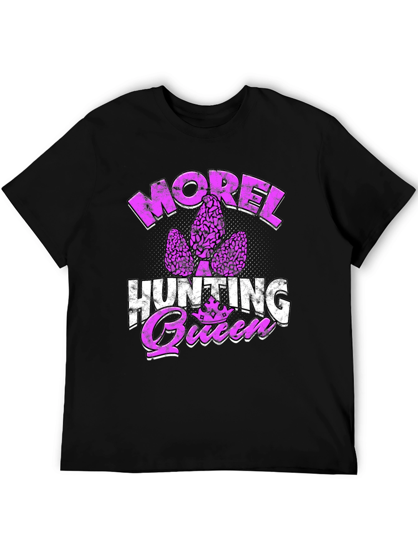 Morel Hunting Queen Graphic T-Shirt