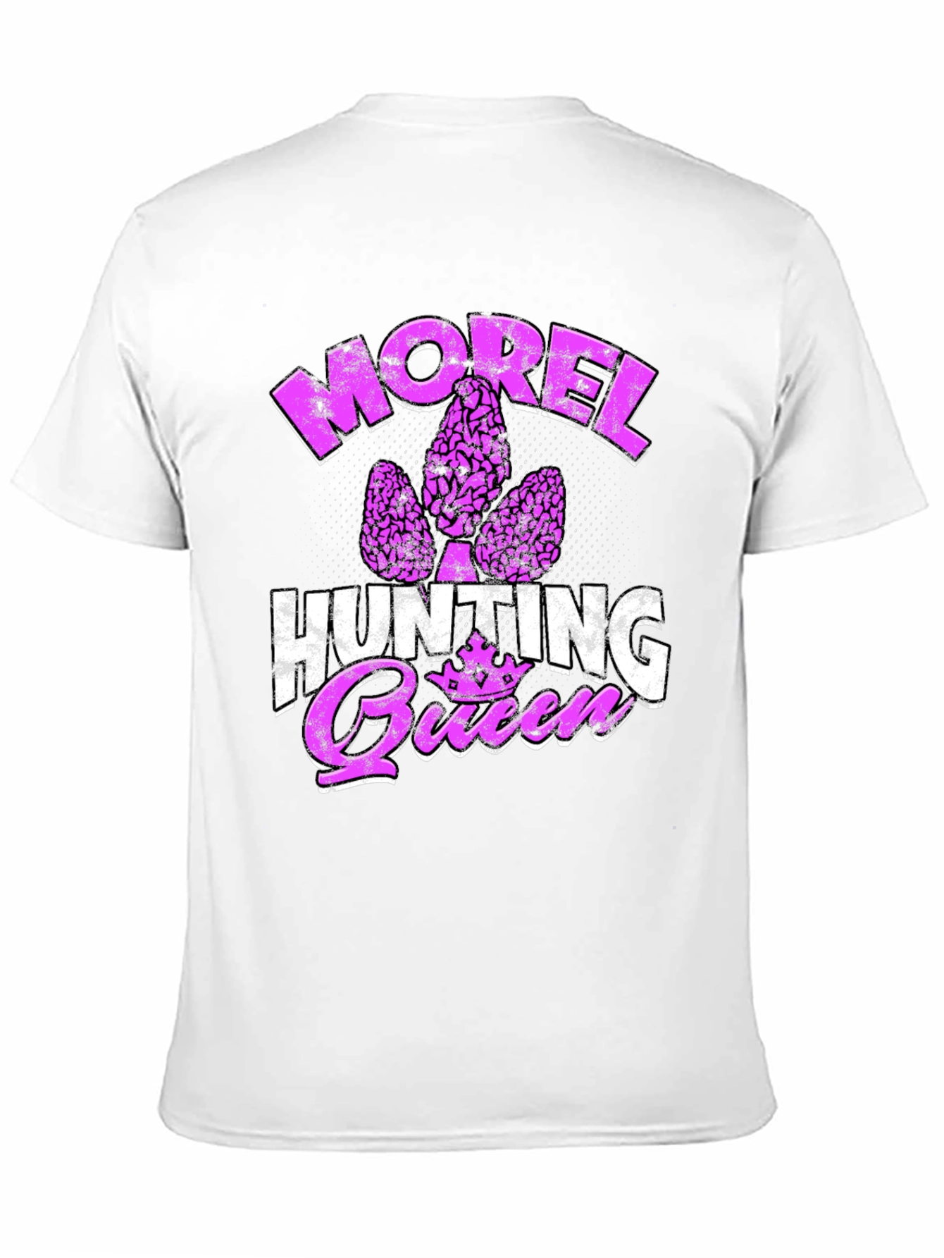 Morel Hunting Queen Graphic T-Shirt