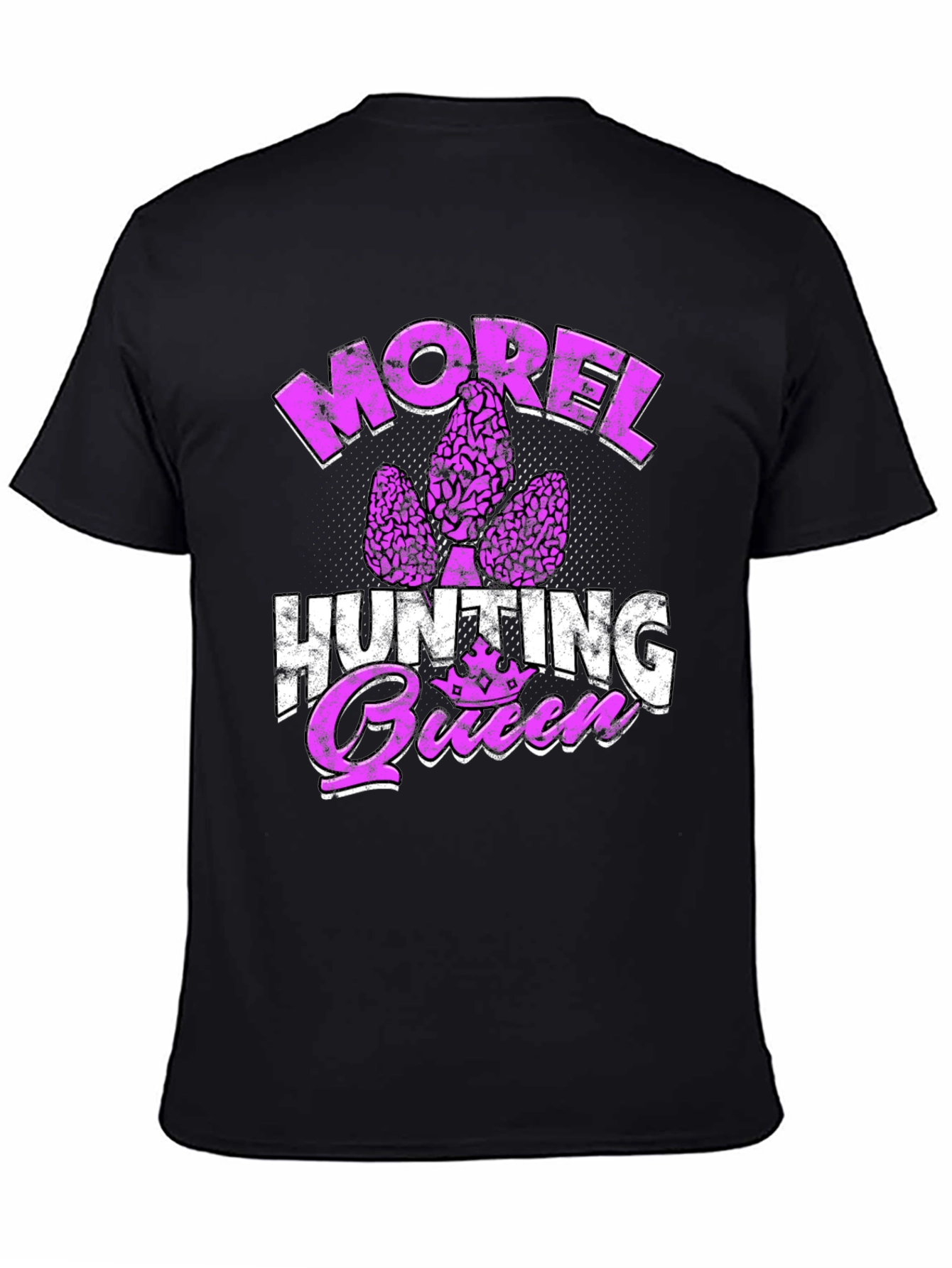Morel Hunting Queen Graphic T-Shirt