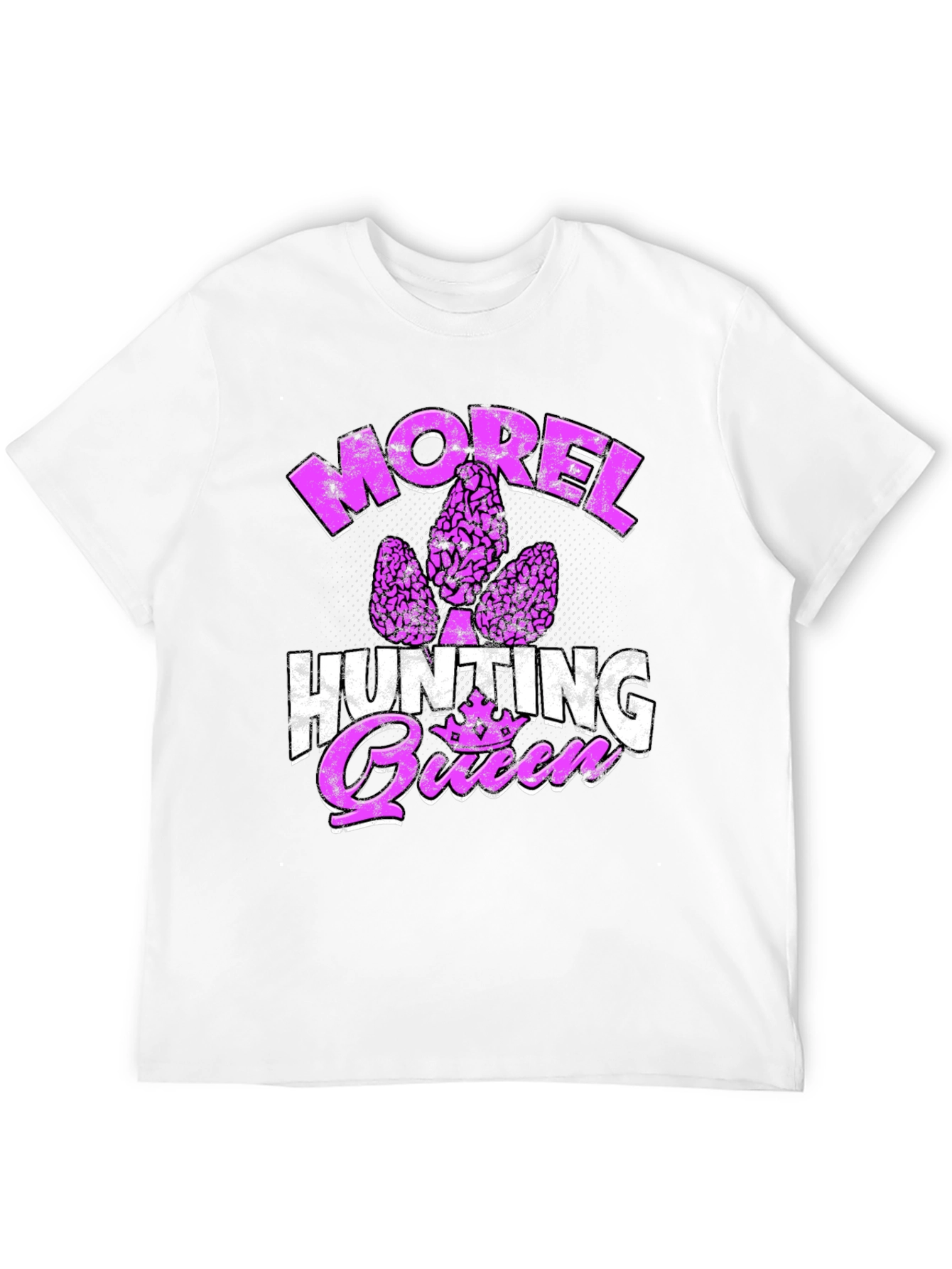 Morel Hunting Queen Graphic T-Shirt