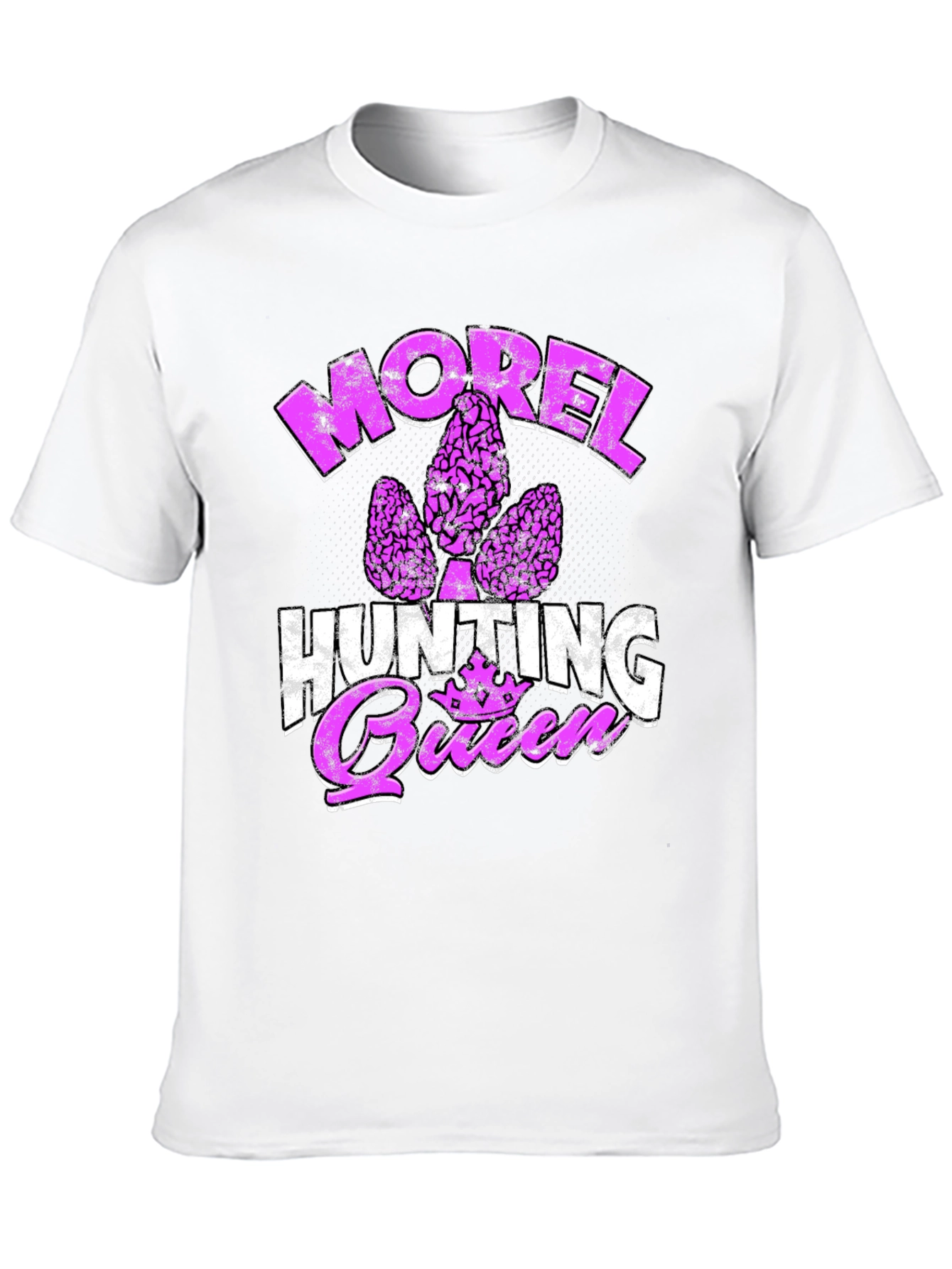Morel Hunting Queen Graphic T-Shirt