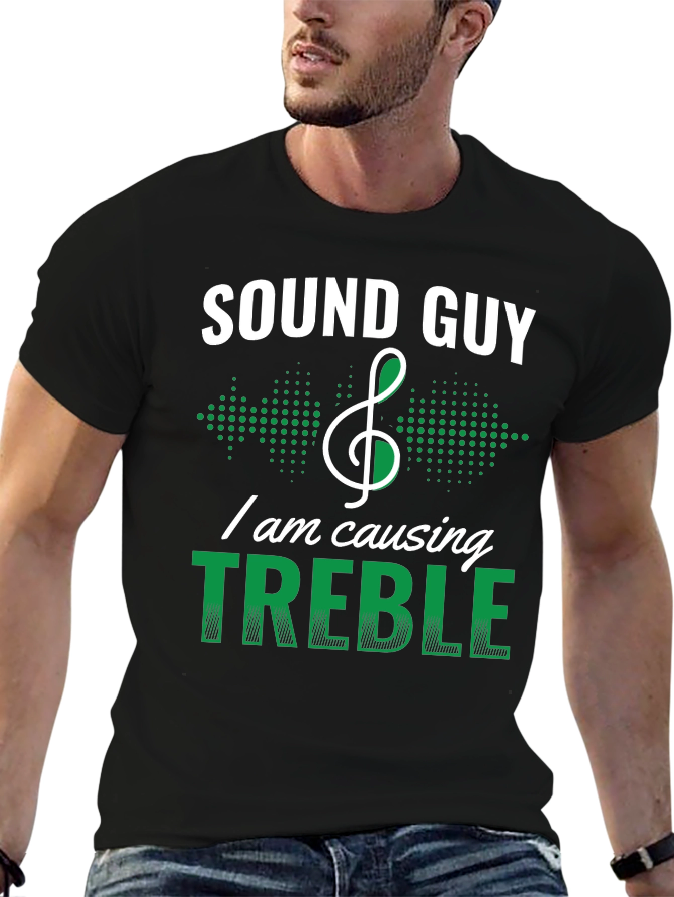 Sound Guy Treble Maker Funny T-Shirt