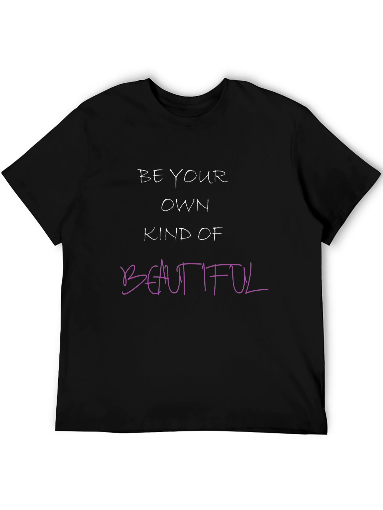Be Your Own Beautiful Graphic Tee - Black
