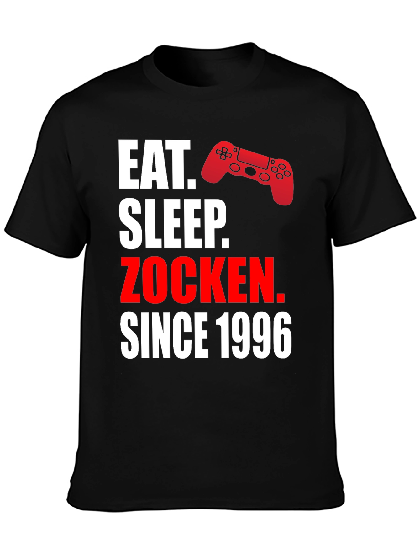 Eat Sleep Zocken Since 1996 Gamer T-Shirt