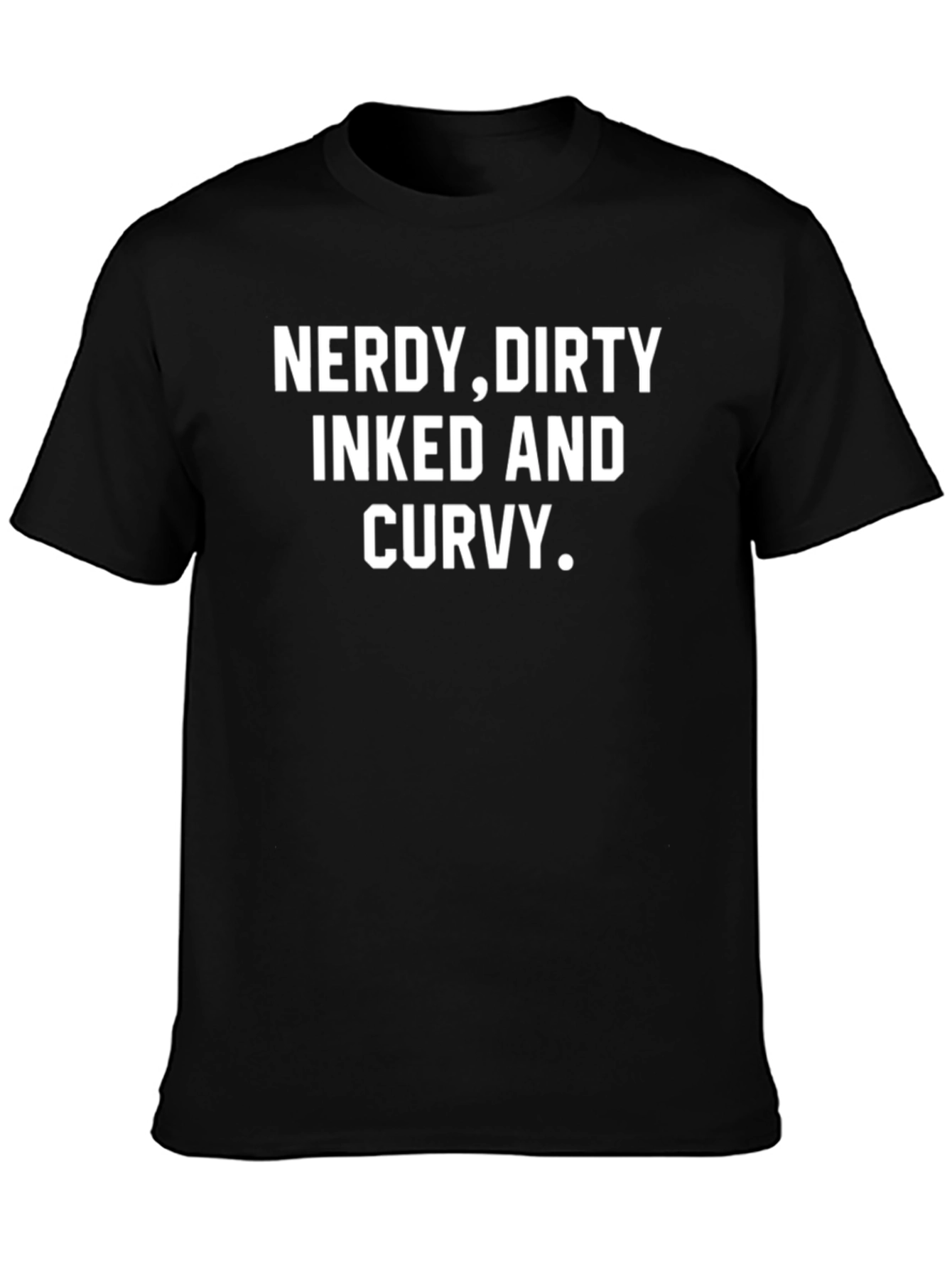 Nerdy Dirty Inked Curvy Graphic Tee