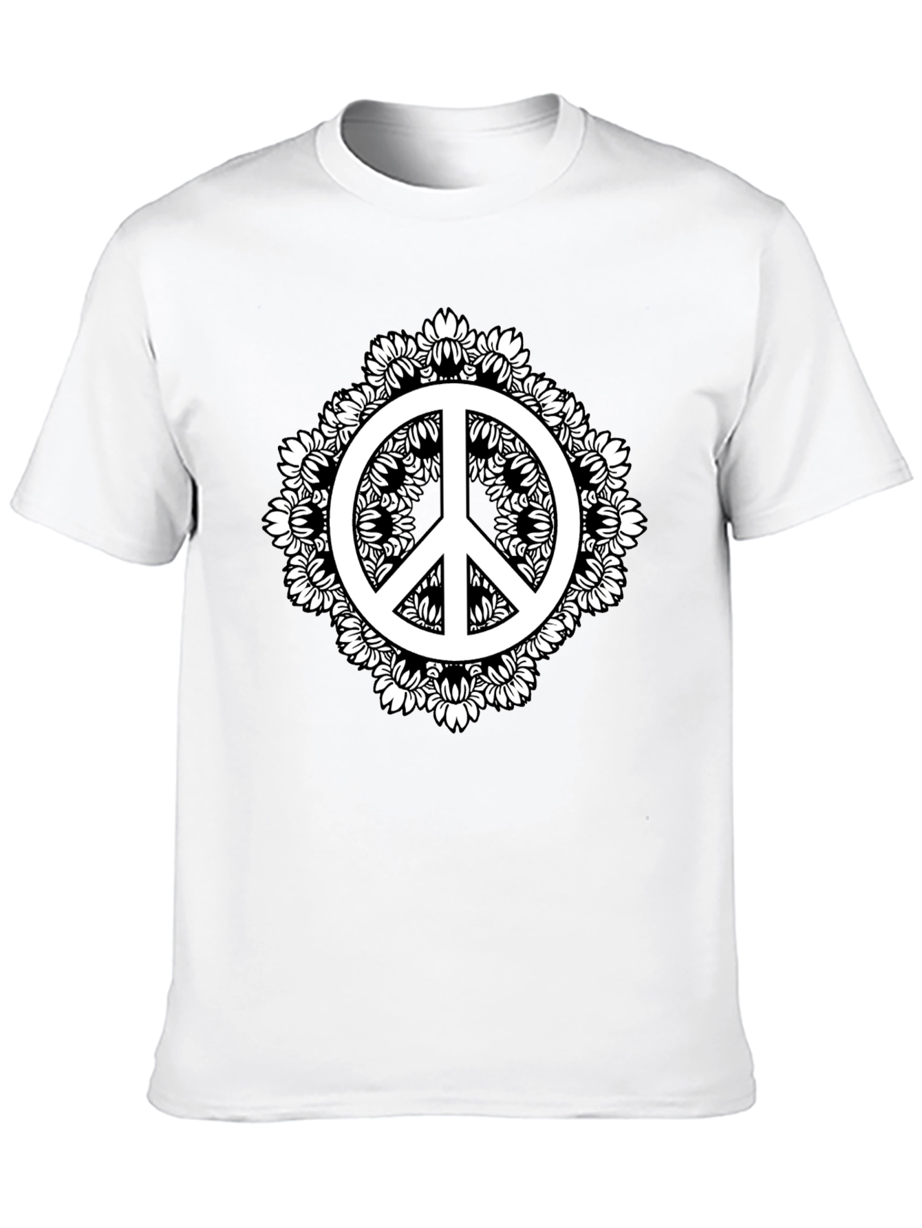 Peace Sign Mandala Graphic Tee
