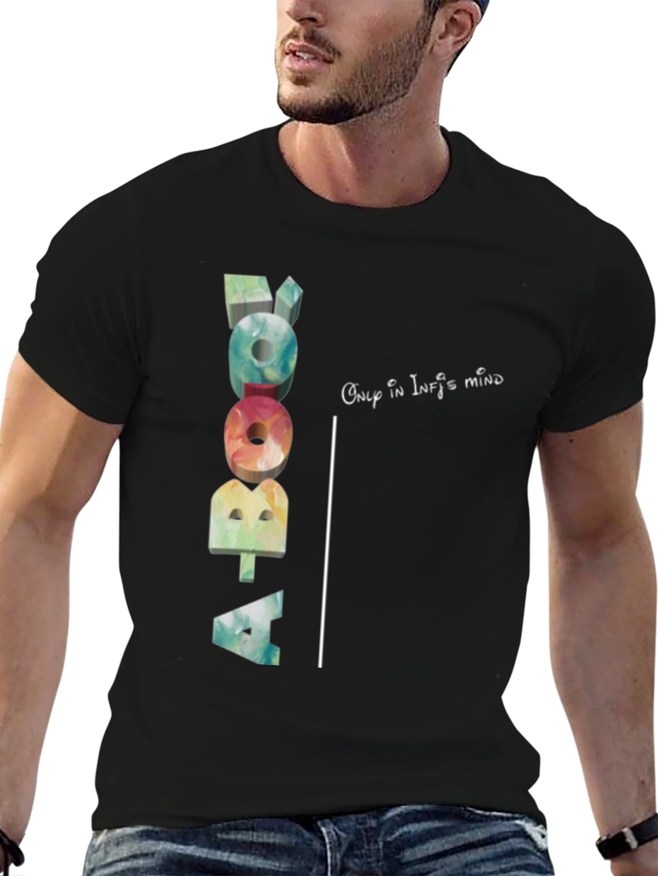 Abstract YOBOTA Graphic T-Shirt