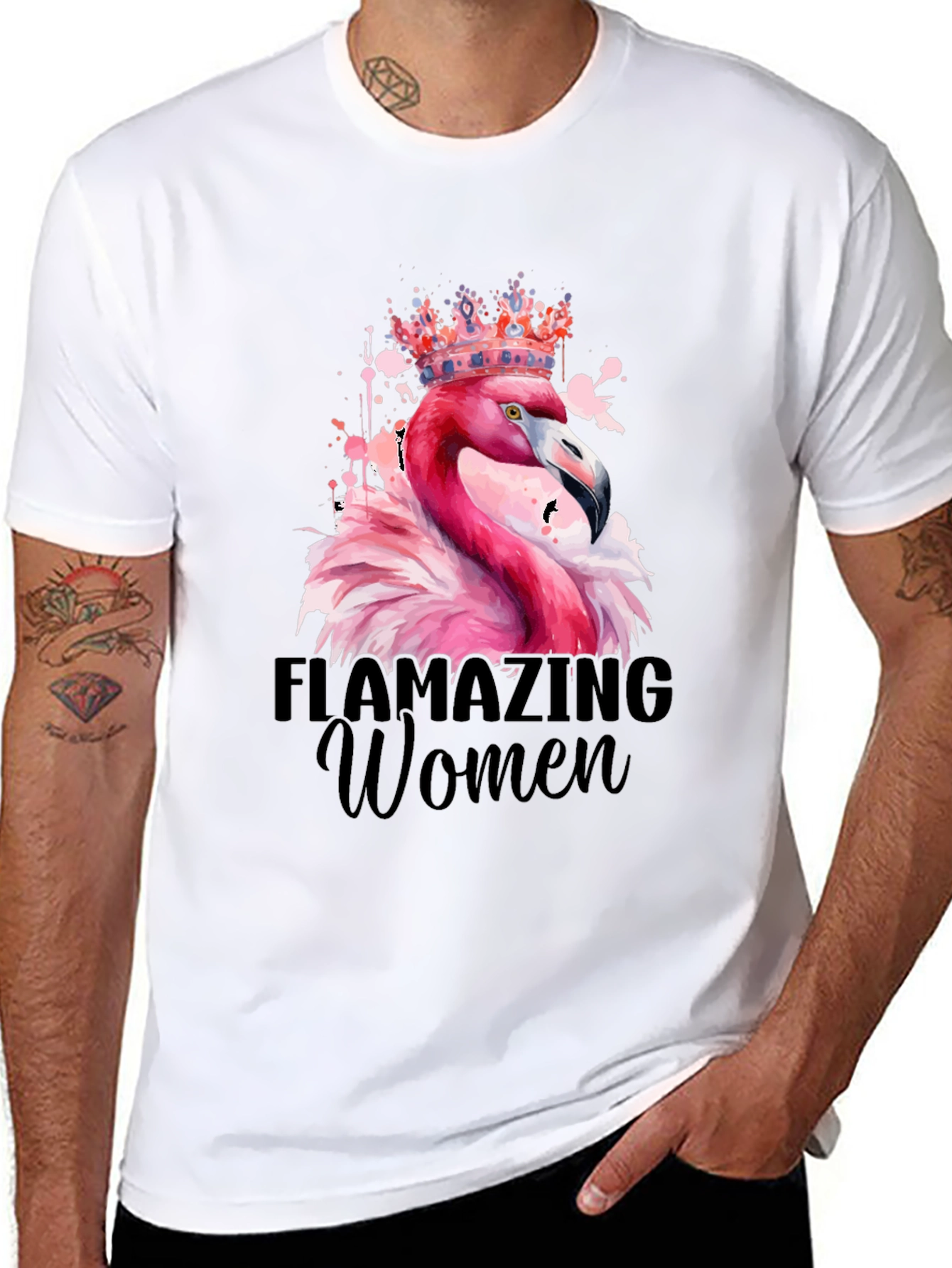Flamazing Women T-Shirt: Flamingo Queen Tee