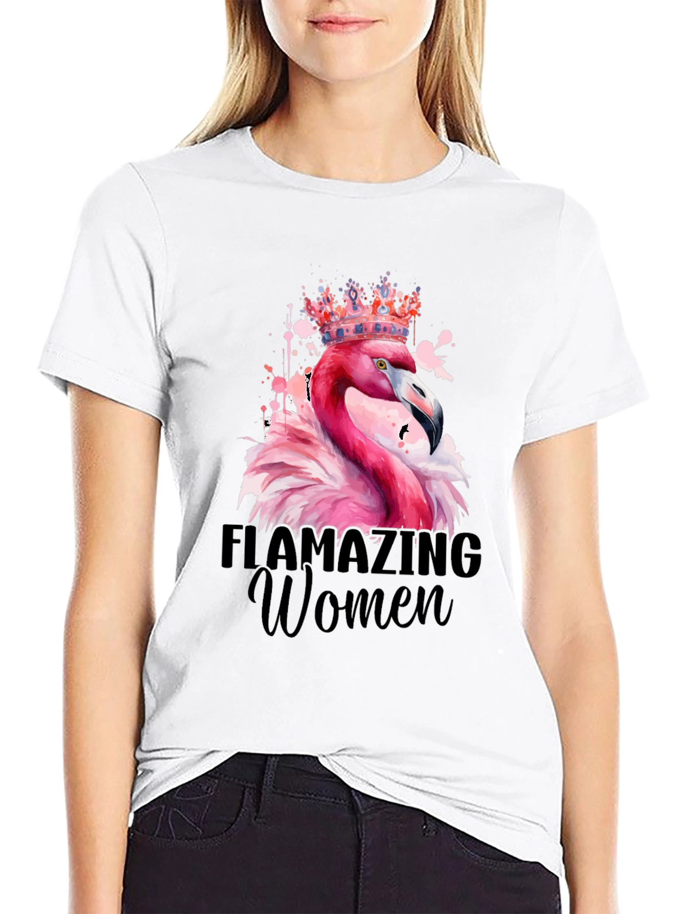 Flamazing Women T-Shirt: Flamingo Queen Tee