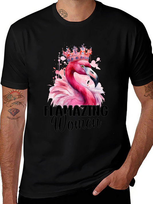 Flamazing Women T-Shirt: Flamingo Queen Tee
