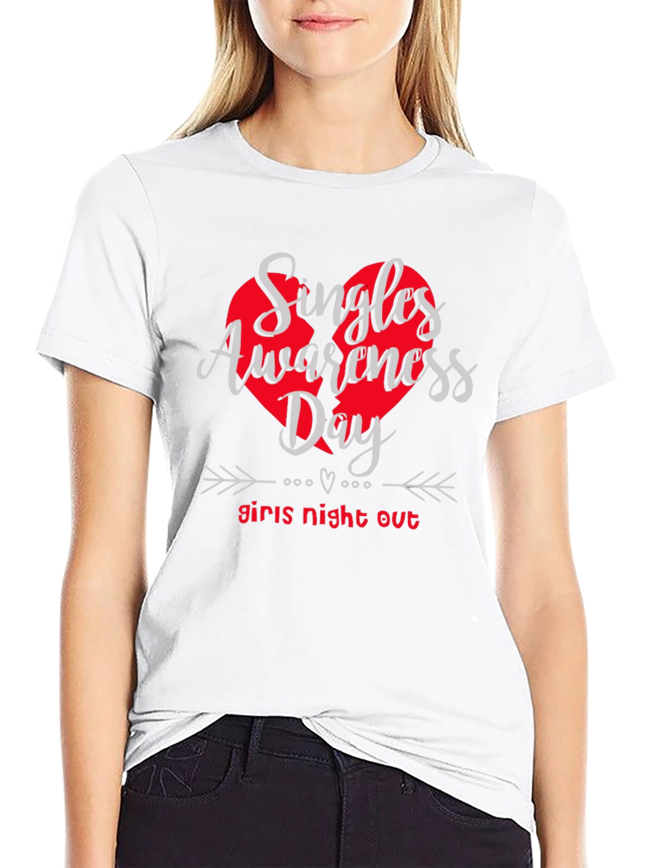 Singles Awareness Day T-Shirt - Girls Night Out