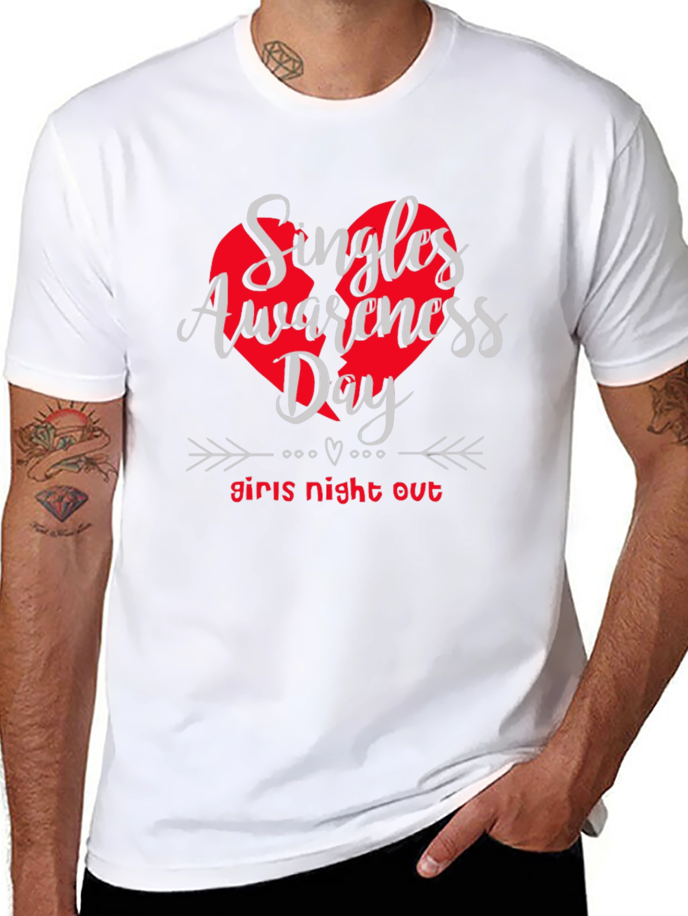 Singles Awareness Day T-Shirt - Girls Night Out