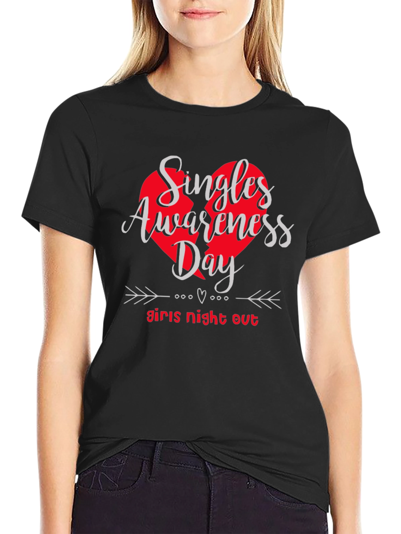 Singles Awareness Day T-Shirt - Girls Night Out