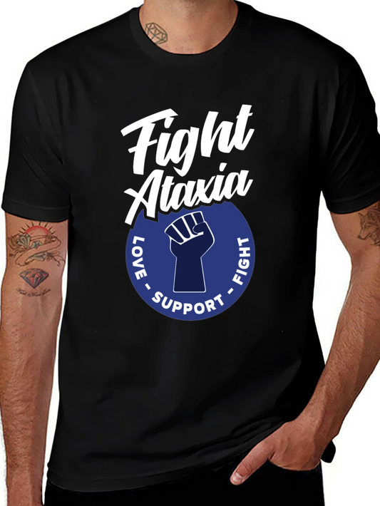 Fight Ataxia Awareness T-Shirt: Love Support Fight