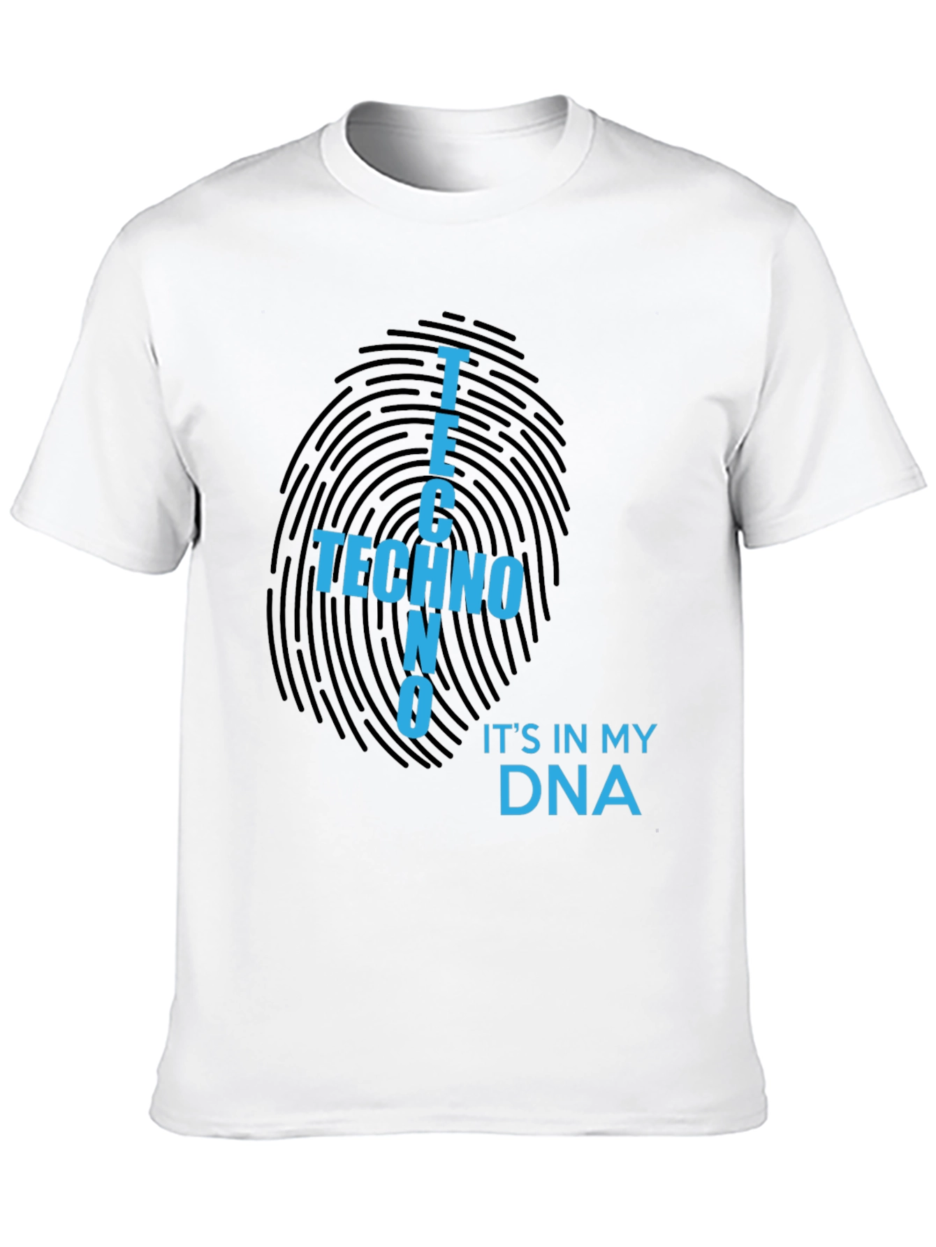 Techno DNA Black T-Shirt - Music Lover Tee