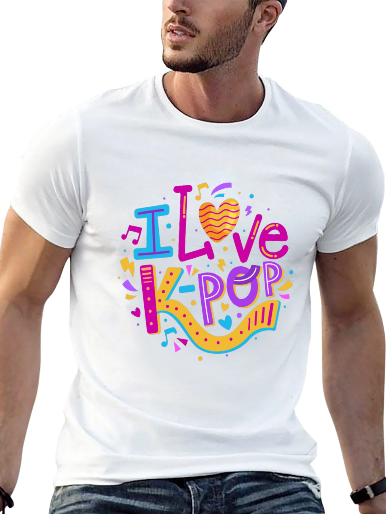 I Love K-Pop Graphic Tee