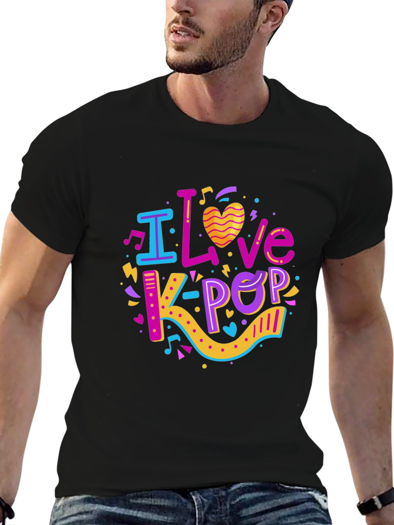 I Love K-Pop Graphic Tee