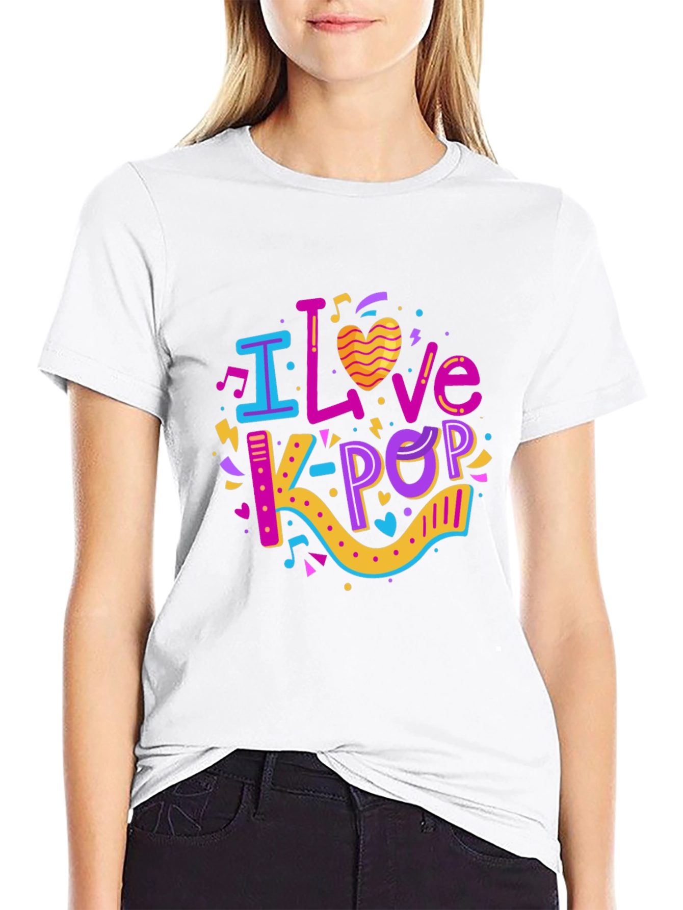 I Love K-Pop Graphic Tee