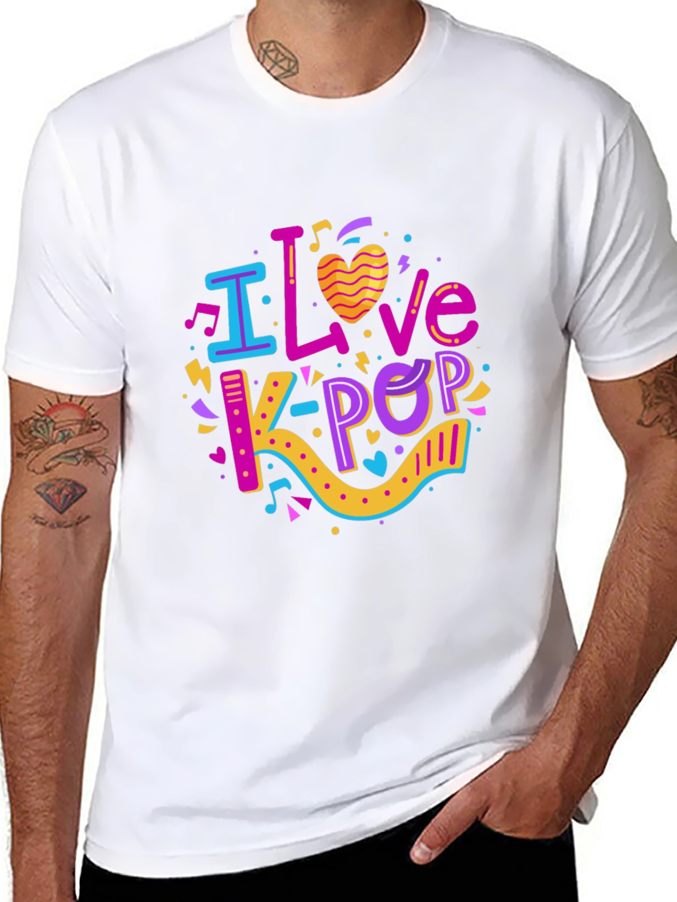 I Love K-Pop Graphic Tee