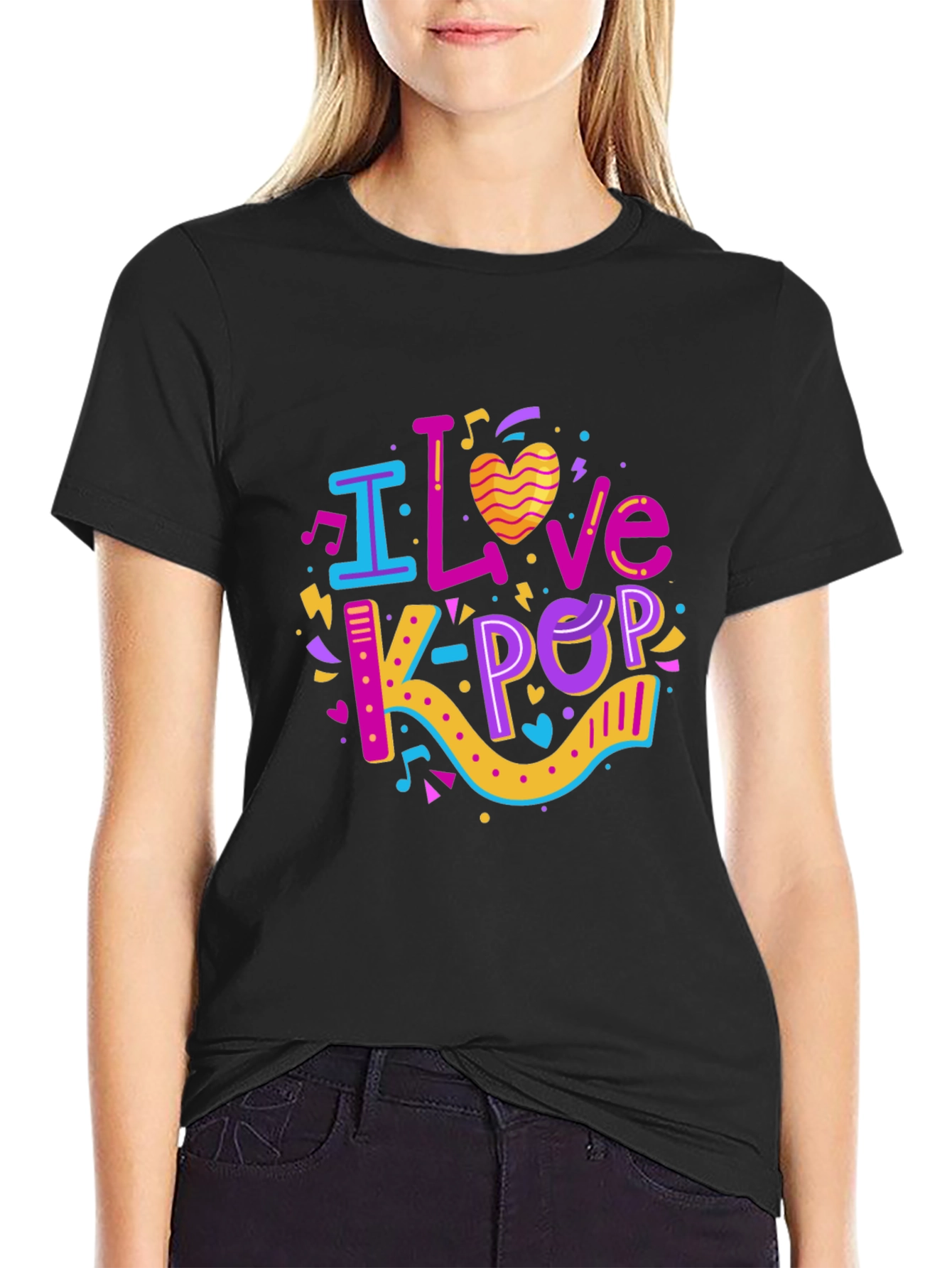 I Love K-Pop Graphic Tee