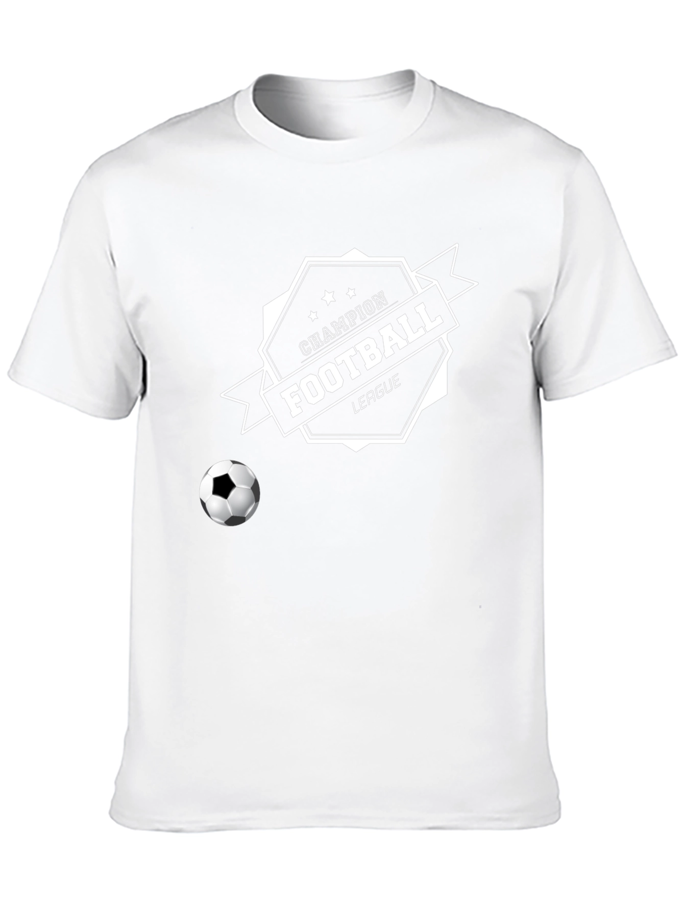 Champion Football League Black T-Shirt