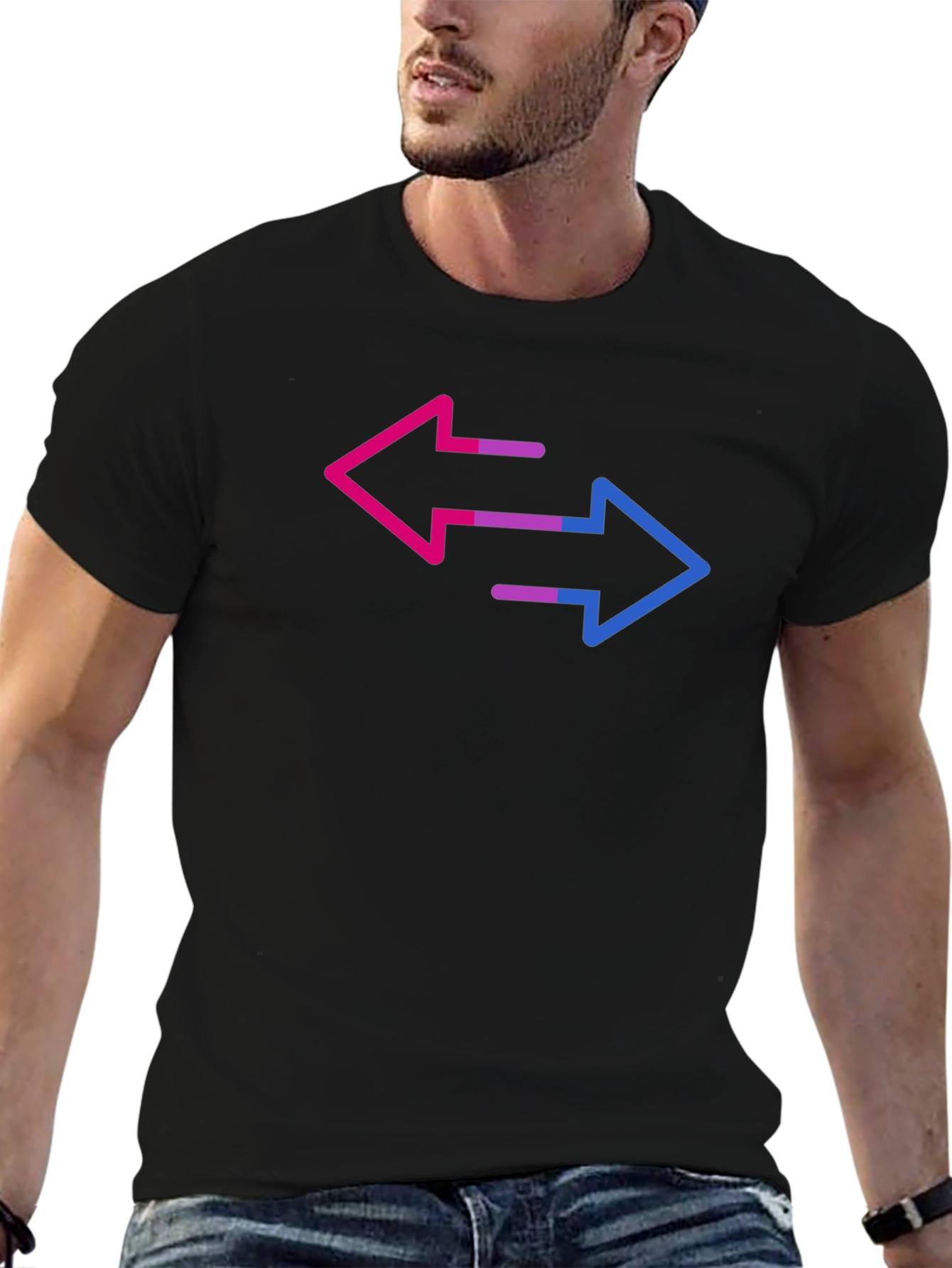 Bi Pride Arrow T-Shirt - Bisexual Pride Tee