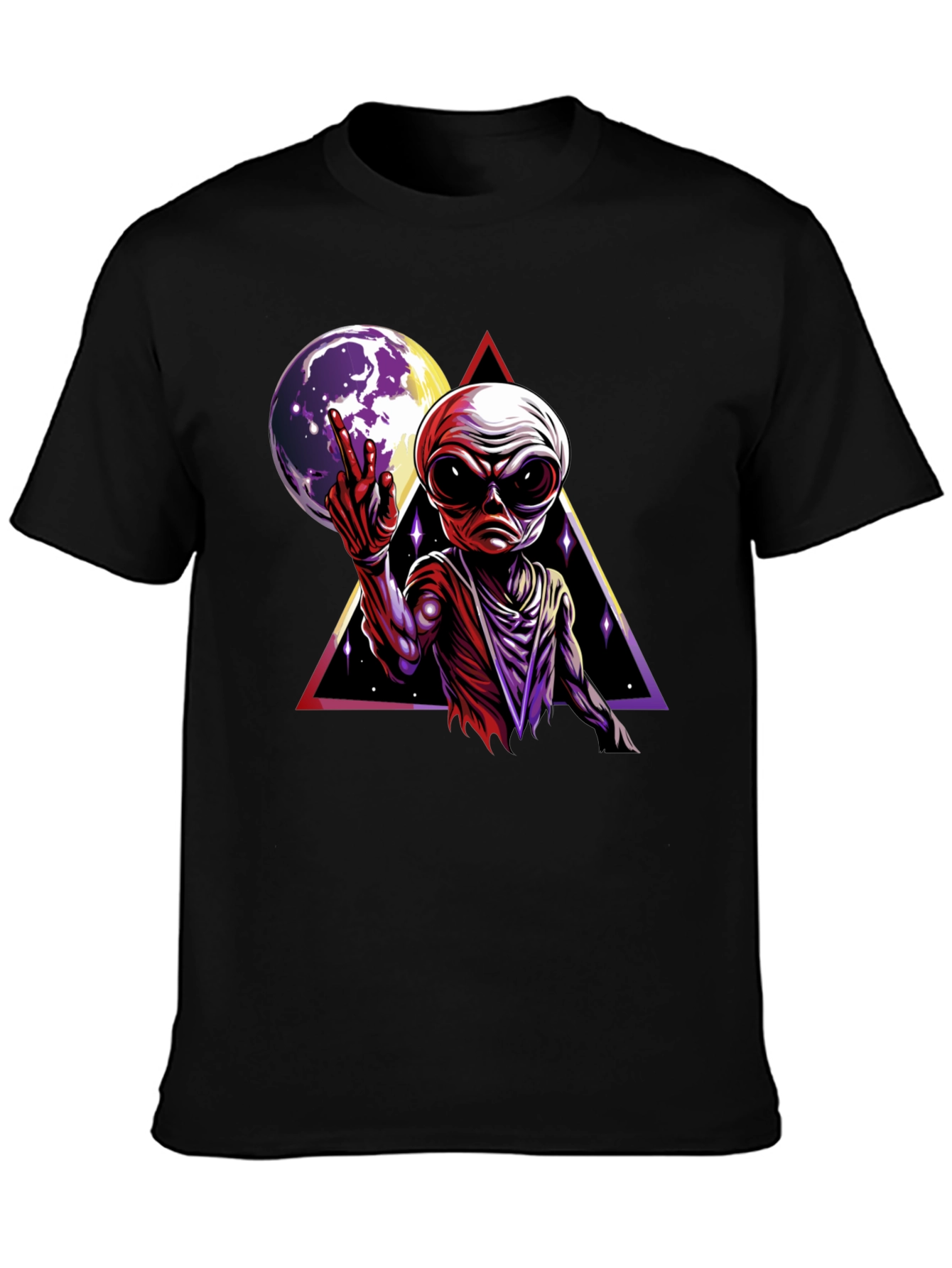 Alien Moon Graphic T-Shirt
