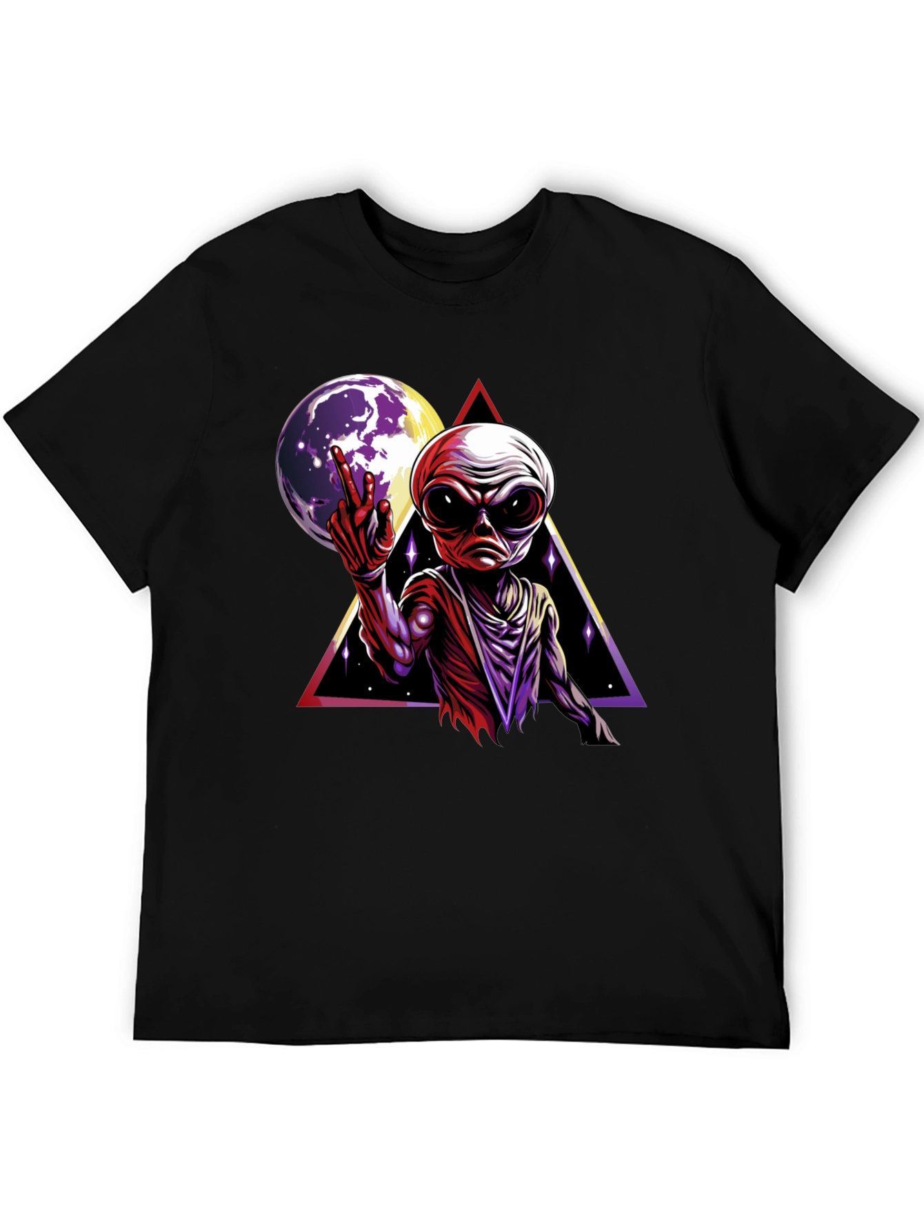Alien Moon Graphic T-Shirt
