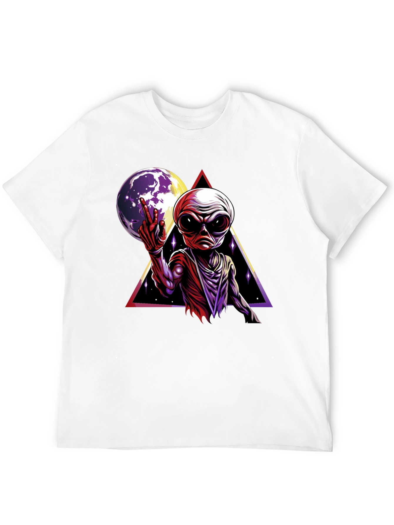 Alien Moon Graphic T-Shirt
