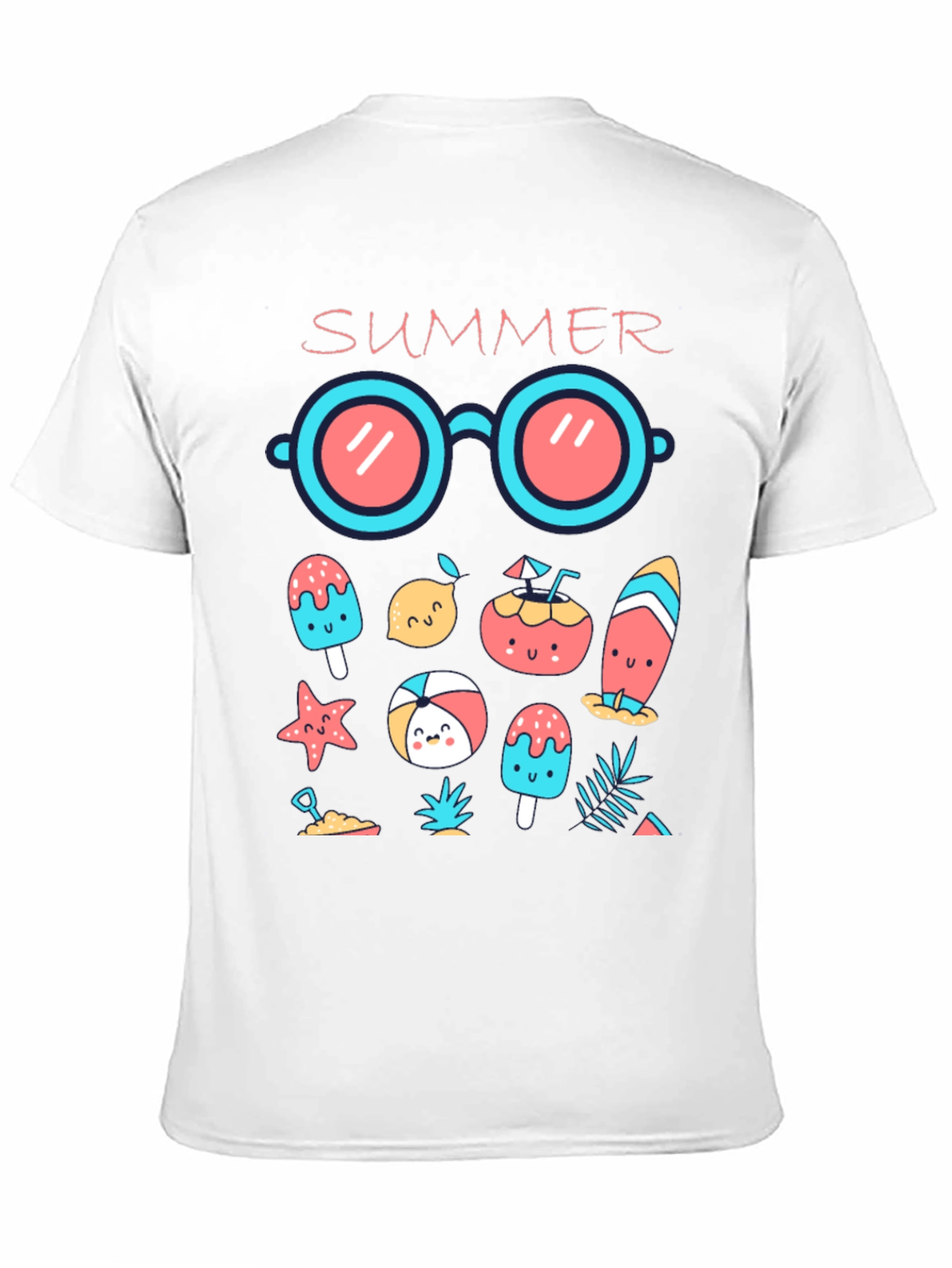 Summer Graphic Tee - Fun Beach Vacation Vibes T-Shirt