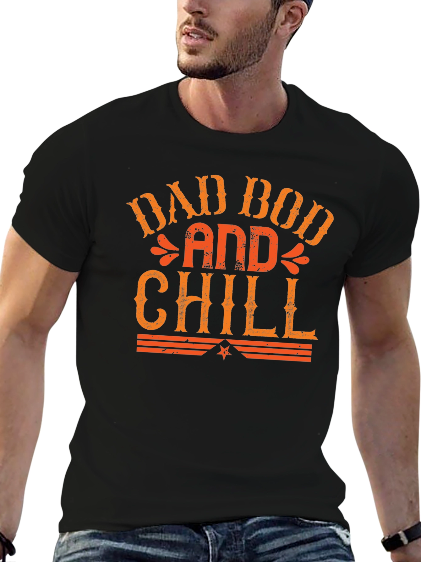 Dad Bod and Chill Graphic T-Shirt